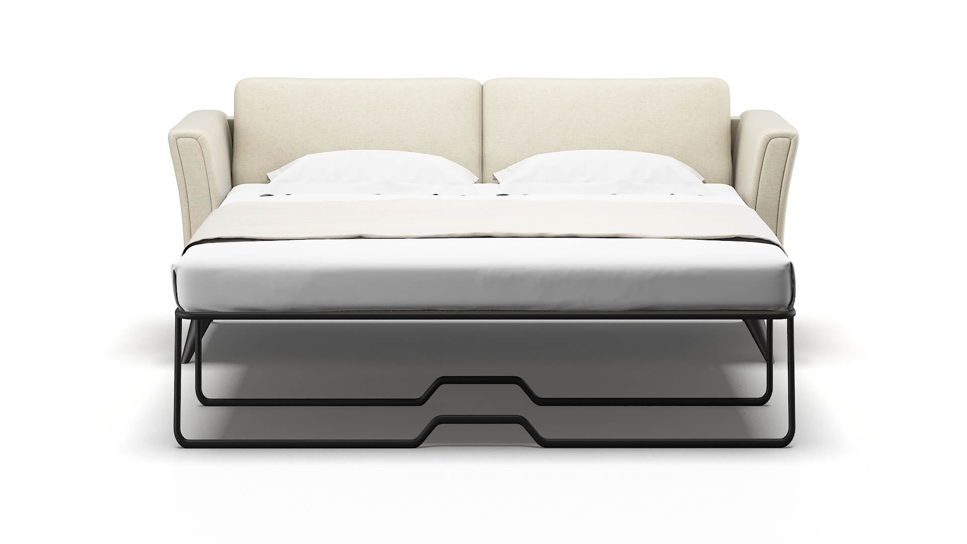 Antalya Lana Sand Sofa Sleeper Espresso legs 1