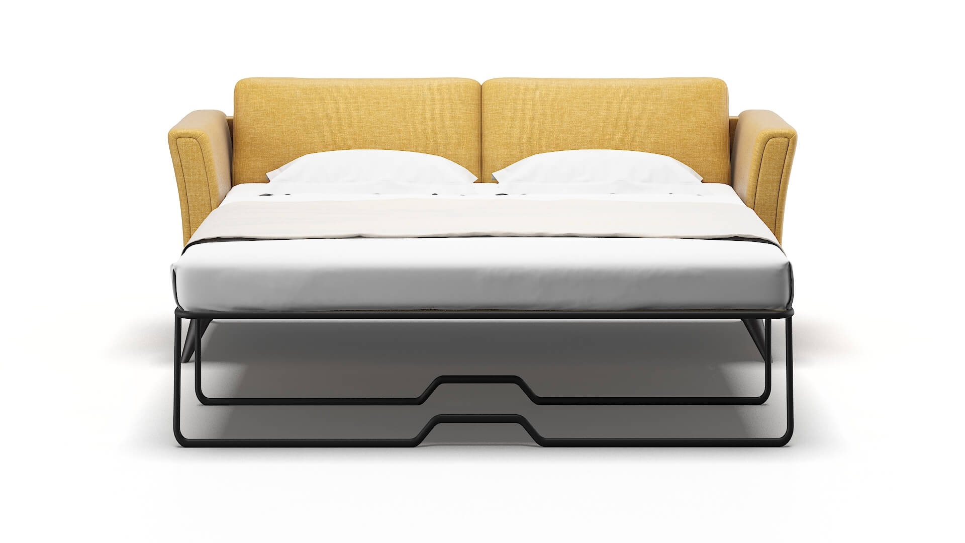 Antalya Leslie Saffron Sofa Sleeper Espresso legs 1