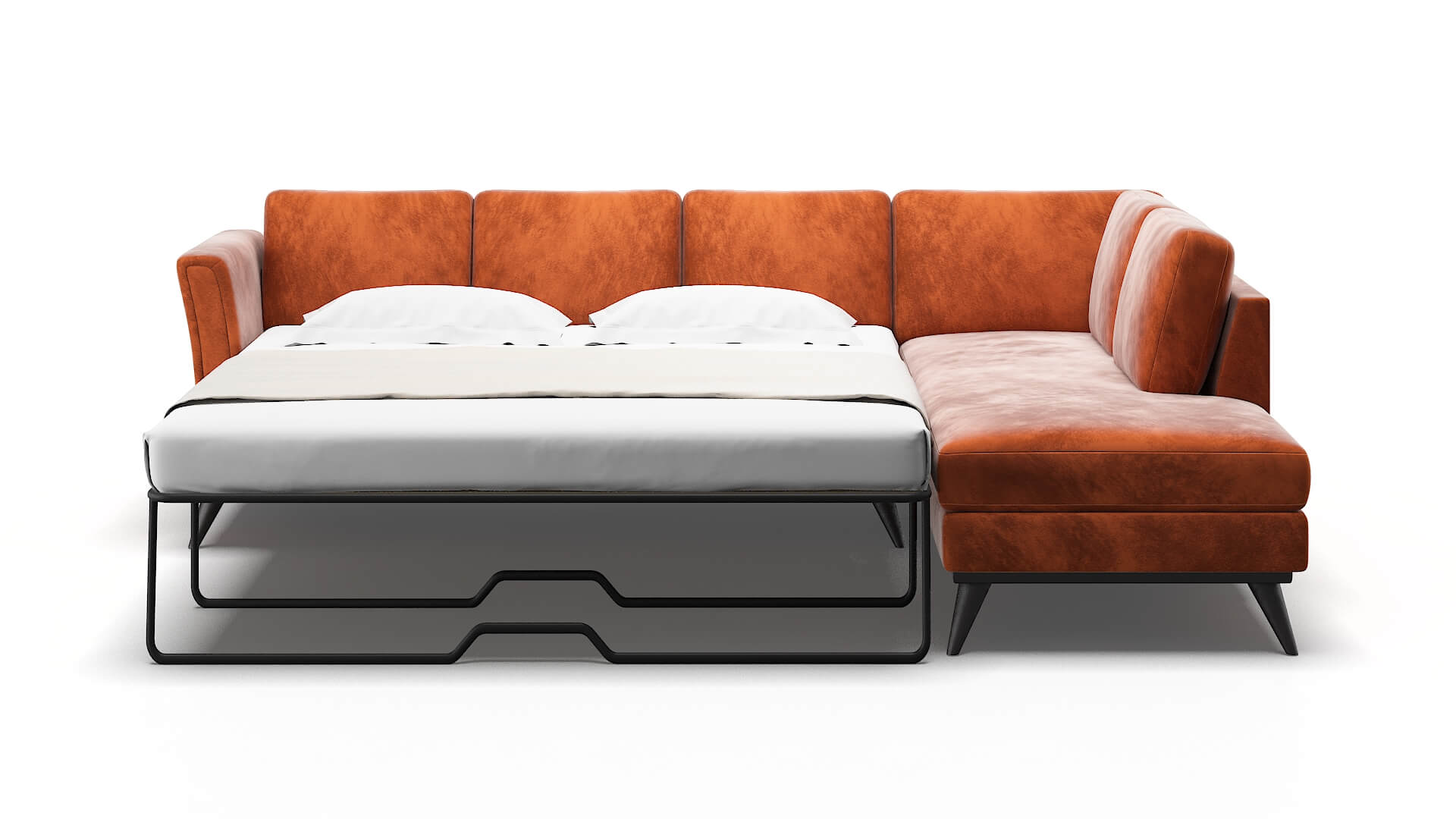 Antalya Loft Copper Panel Sleeper Espresso legs 1