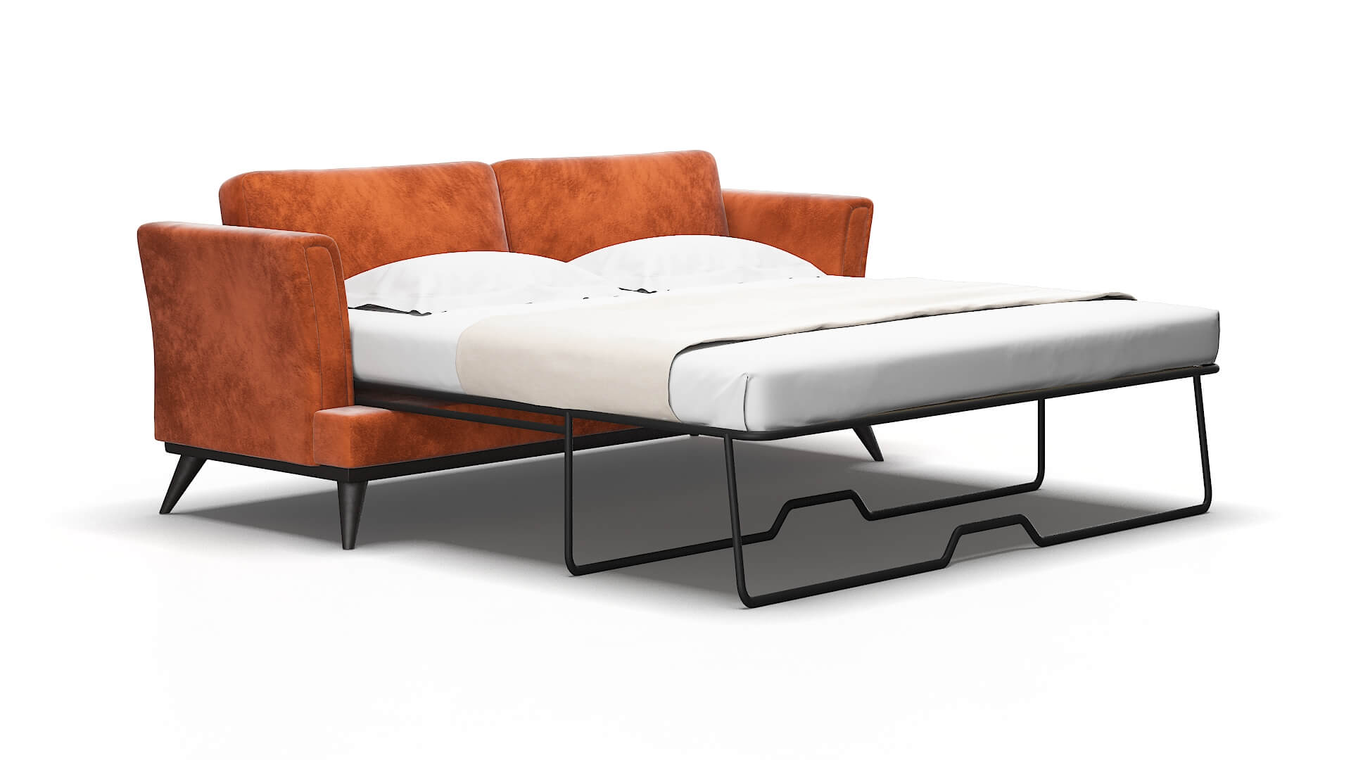Antalya Loft copper Sofa sleeper Espresso Legs  2