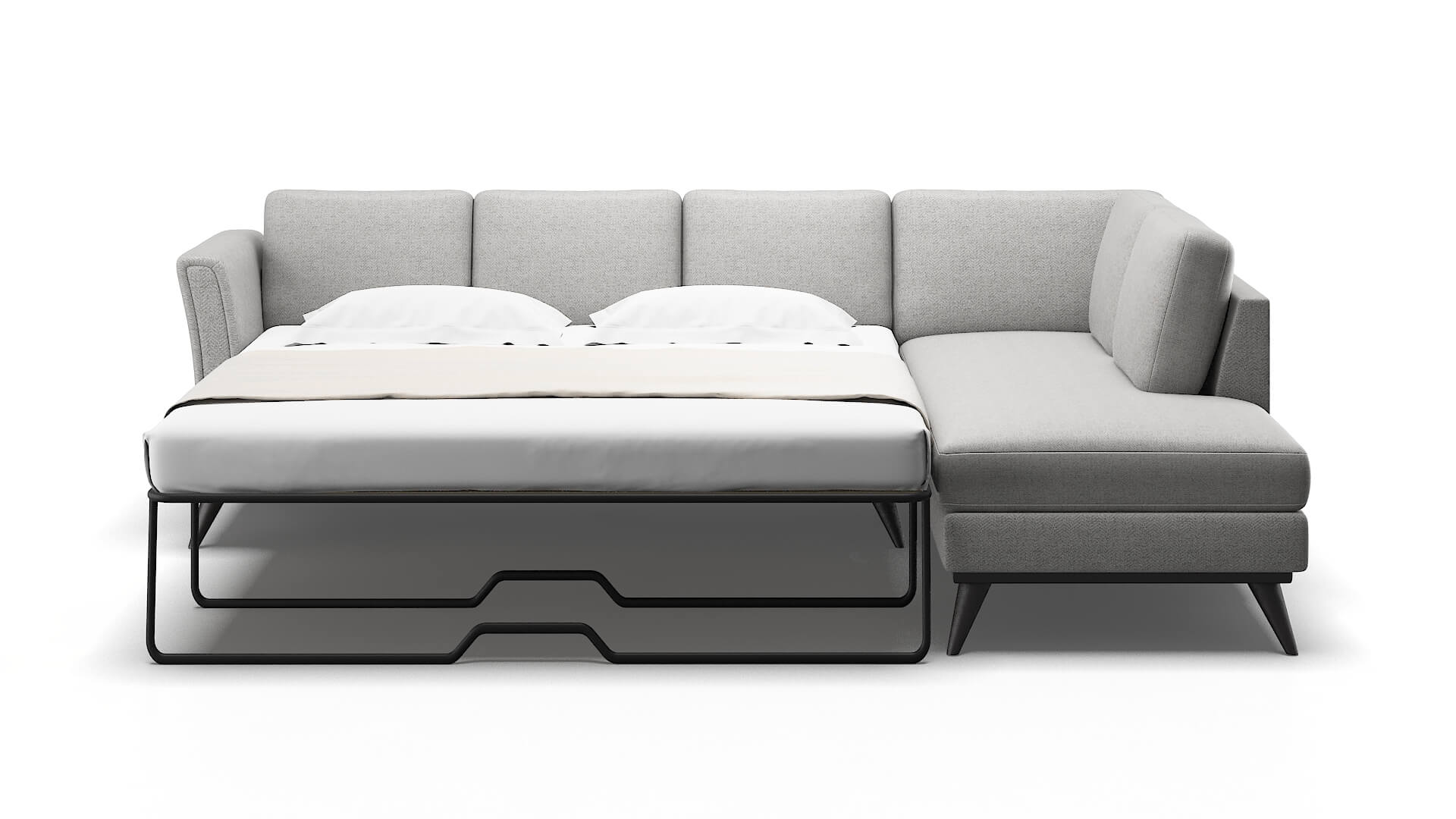 Antalya Malibu Dove Panel Sleeper Espresso legs 1