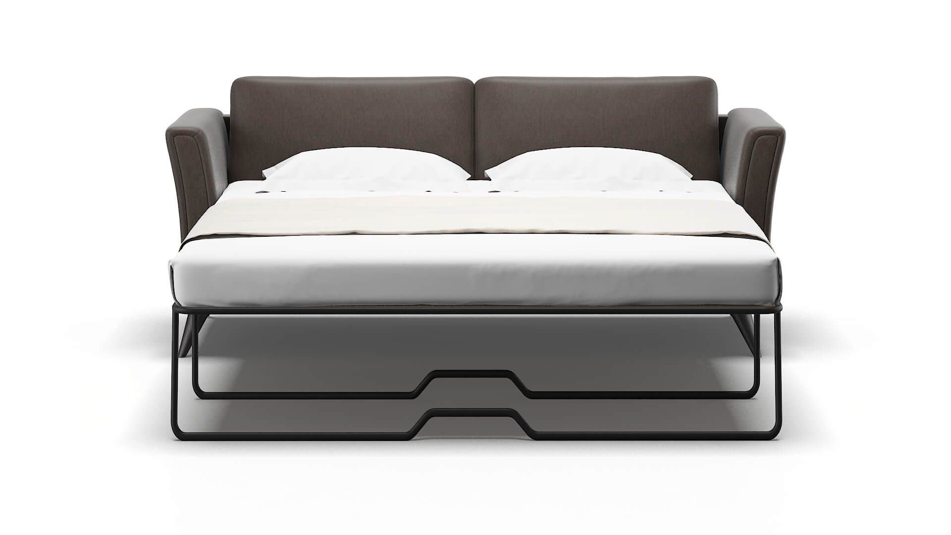 Antalya Naples Graphite Sofa Sleeper Espresso legs 1