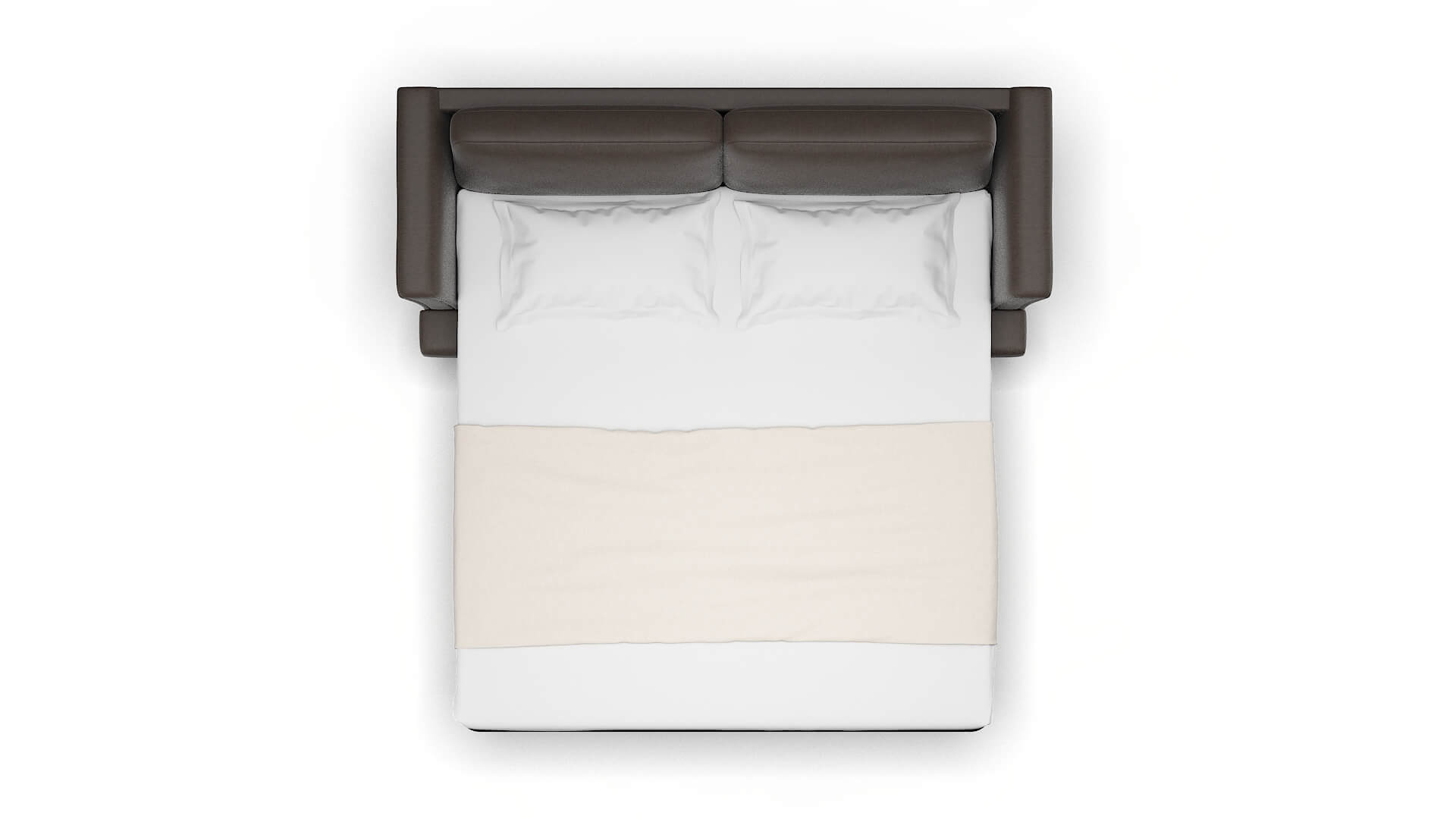 Antalya Naples Graphite Sofa Sleeper Espresso legs 3