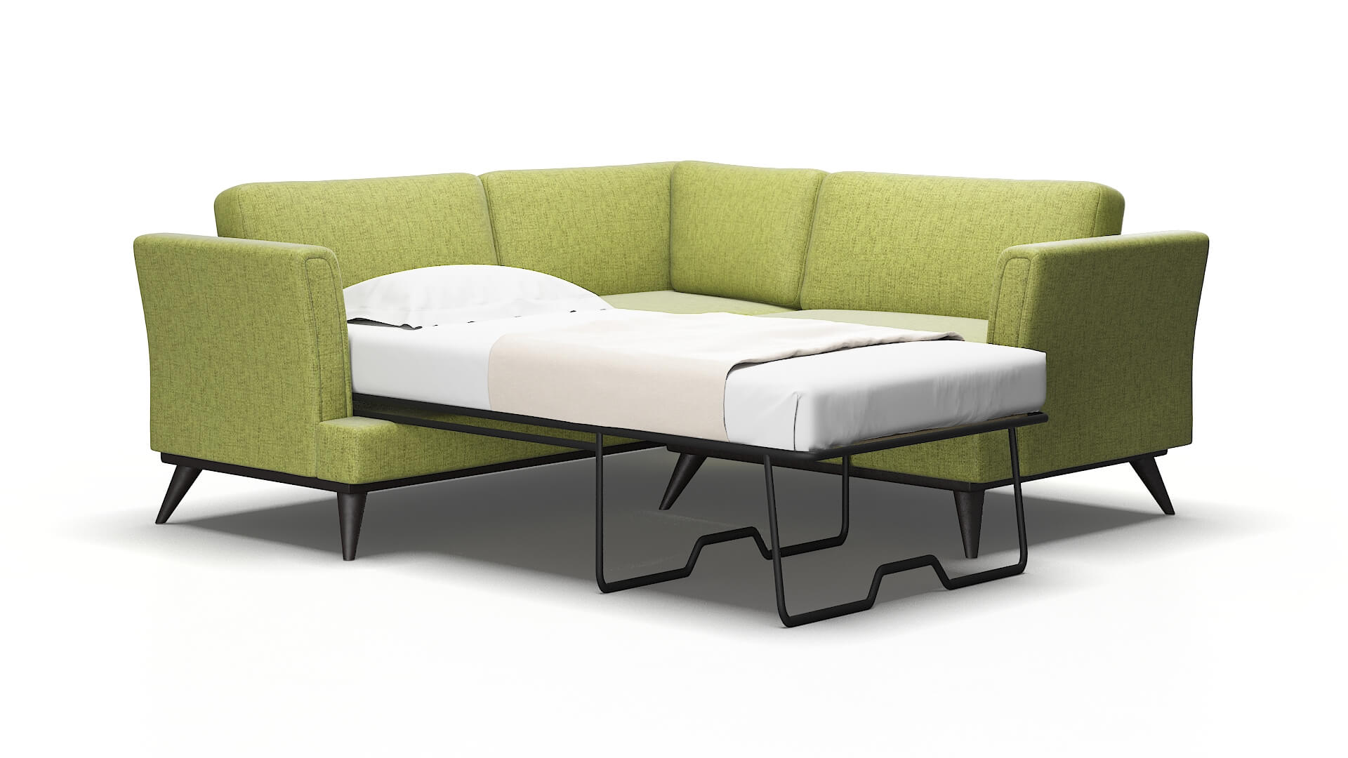 Antalya Notion Appletini Sectional Sleeper Espresso Legs 2
