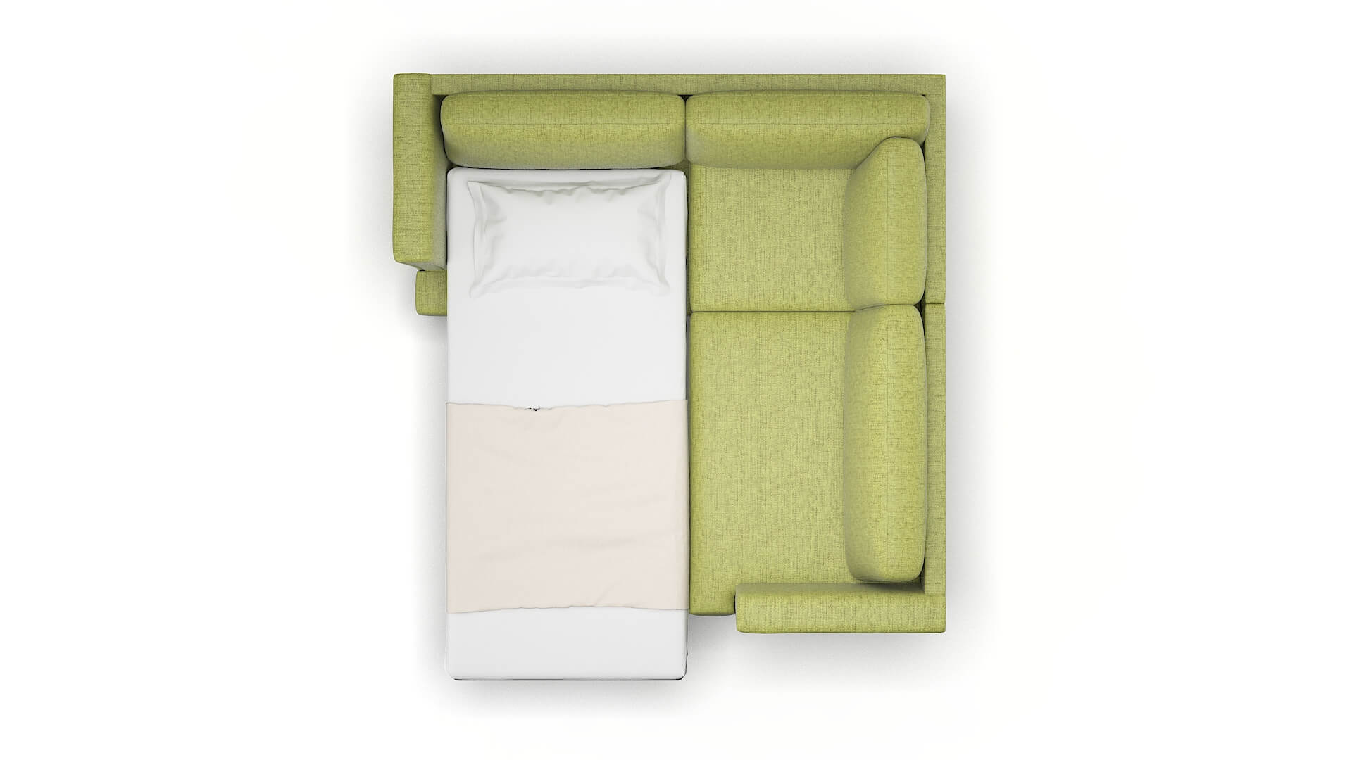 Antalya Notion Appletini Sectional Sleeper Espresso legs 3