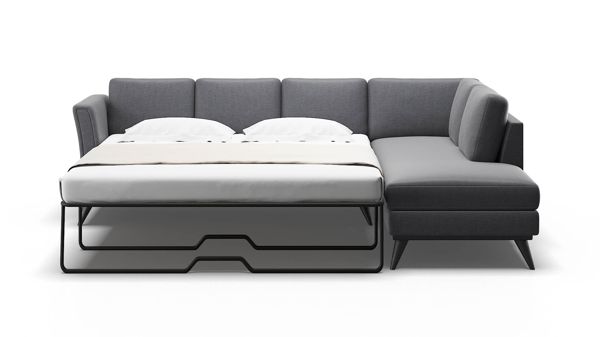 Antalya Notion Graphite Panel Sleeper Espresso legs 1