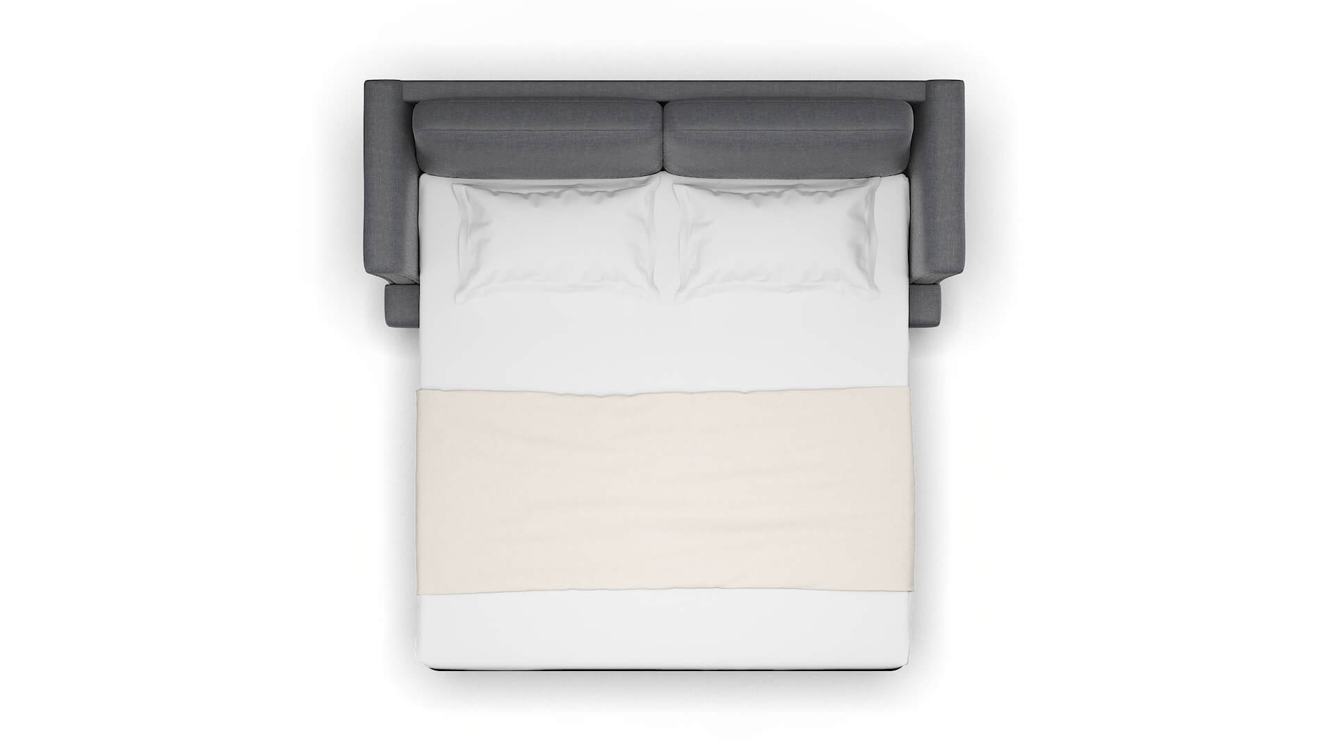 Antalya Notion Graphite Sofa Sleeper Espresso legs 3