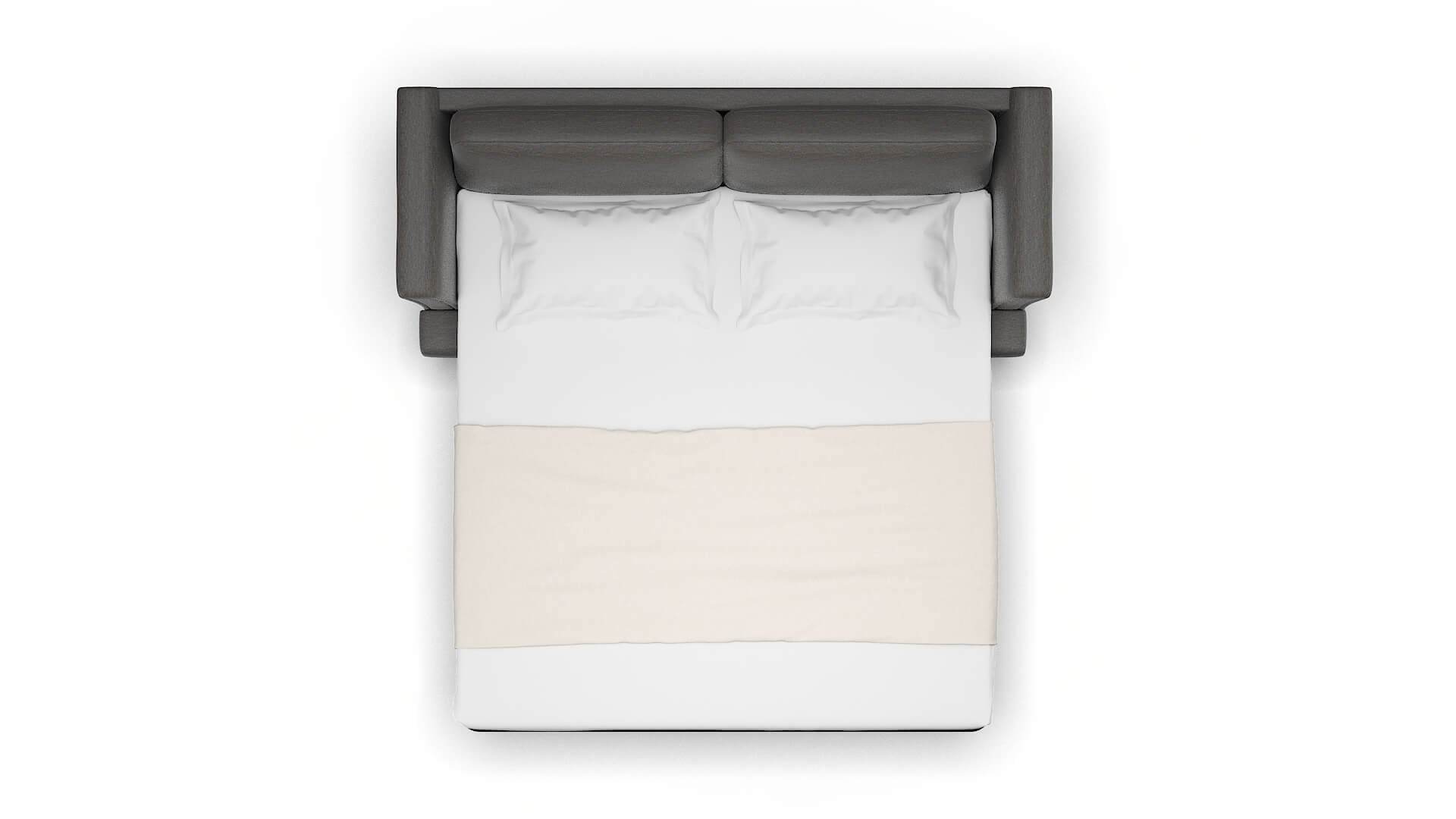 Antalya Oscar Grey Sofa Sleeper Espresso legs 3