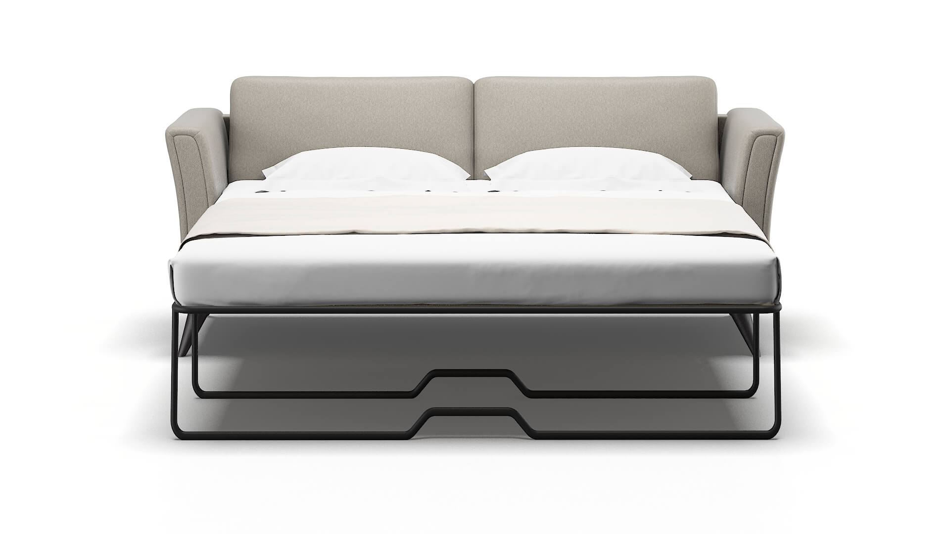 Antalya Oscar Silver Sofa Sleeper Espresso legs 1