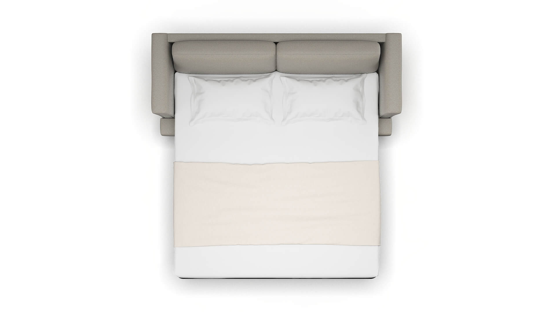 Antalya Oscar Silver Sofa Sleeper Espresso legs 3