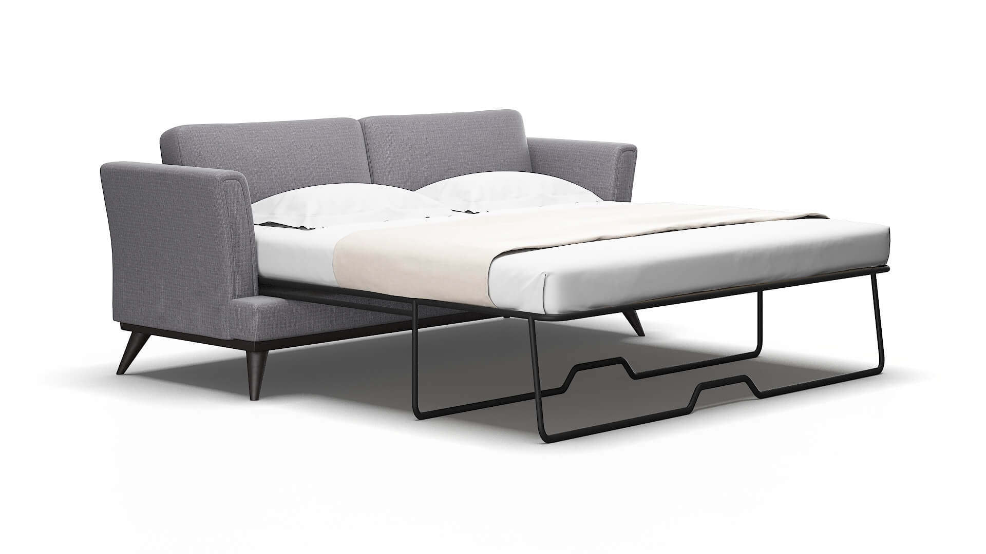 Antalya Parker Ash Sofa Sleeper Espresso legs 2