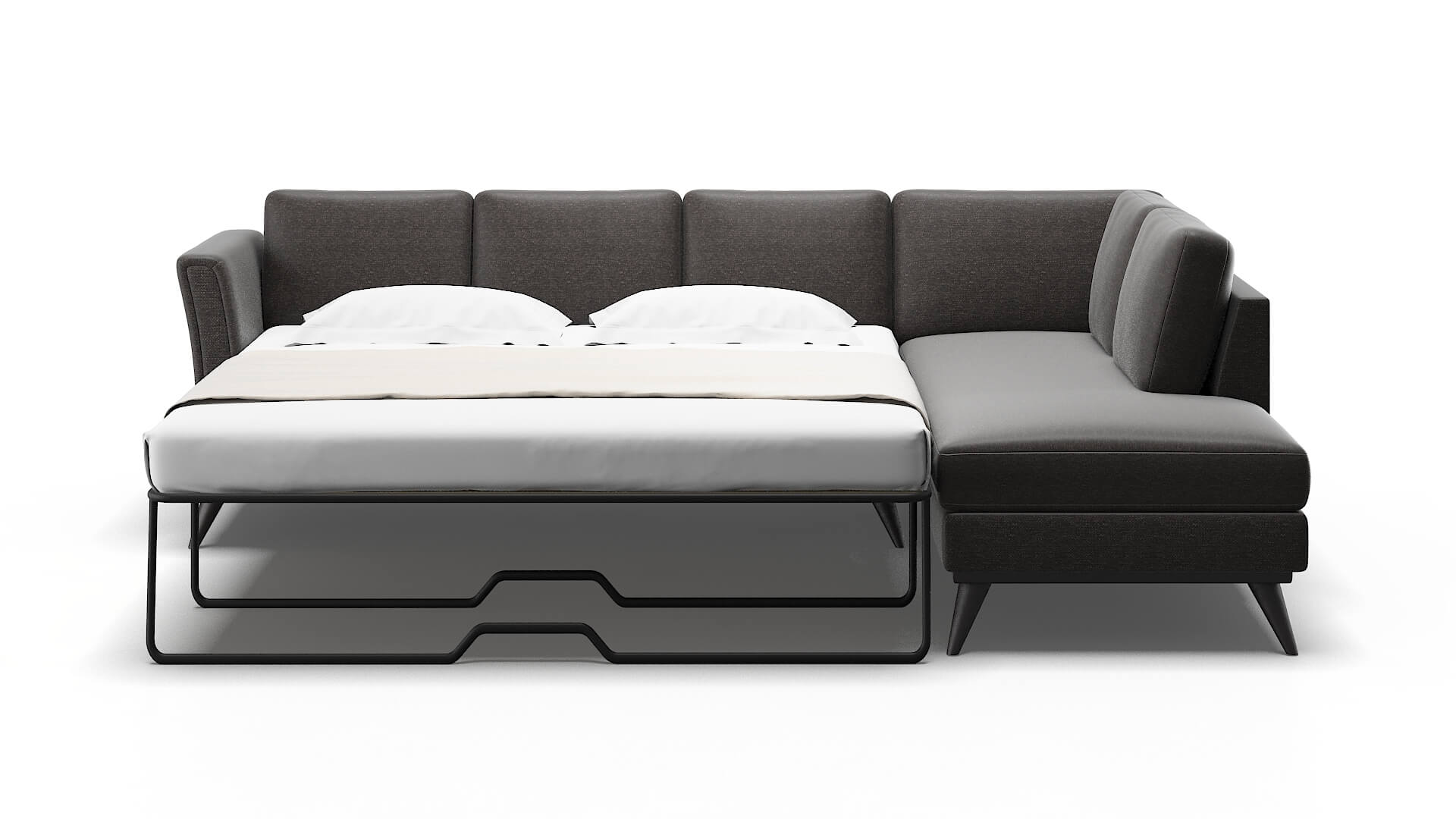 Antalya Phoenix Chocolate Panel Sleeper Espresso legs 1