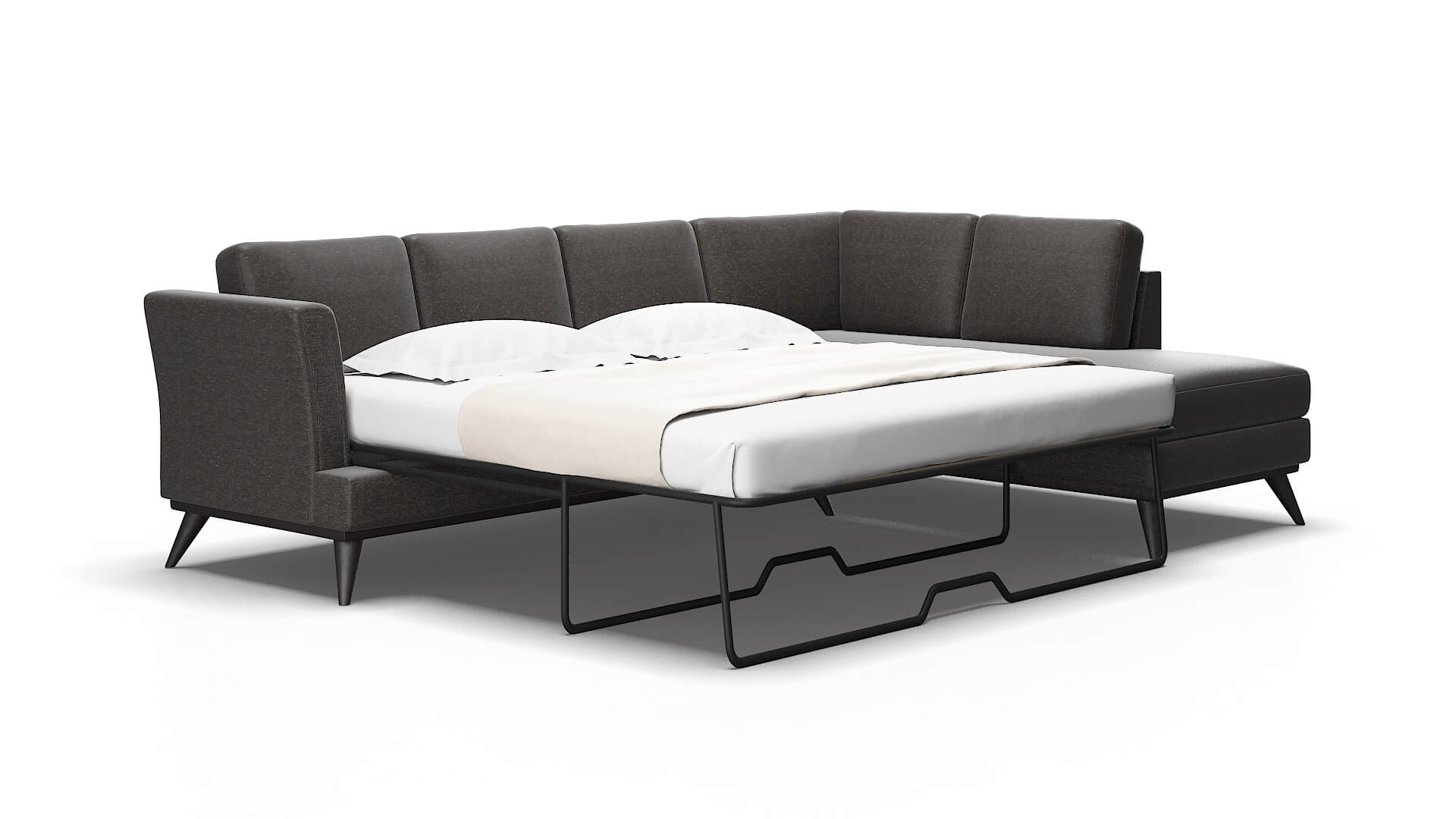 Antalya Phoenix chocolate Panel sleeper Espresso Legs  2