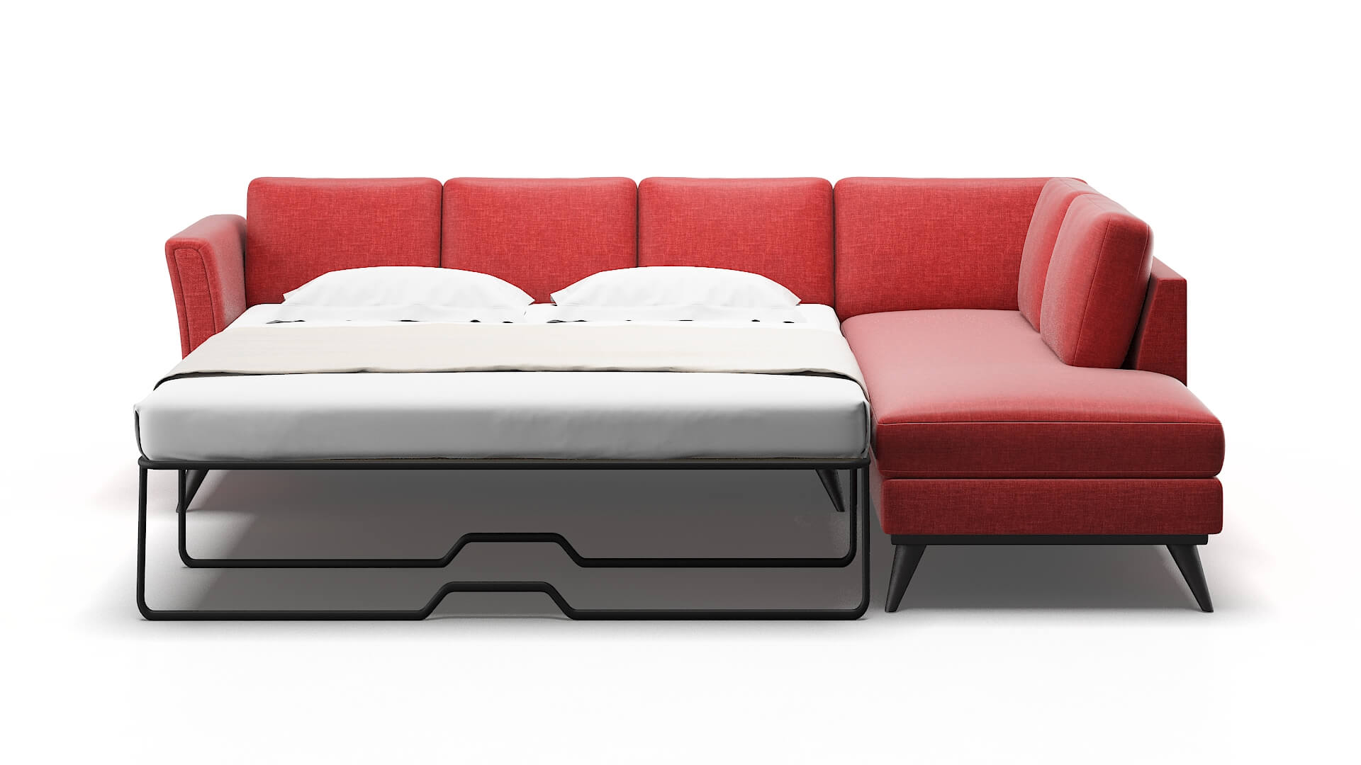 Antalya Portland Berry Panel Sleeper Espresso legs 1