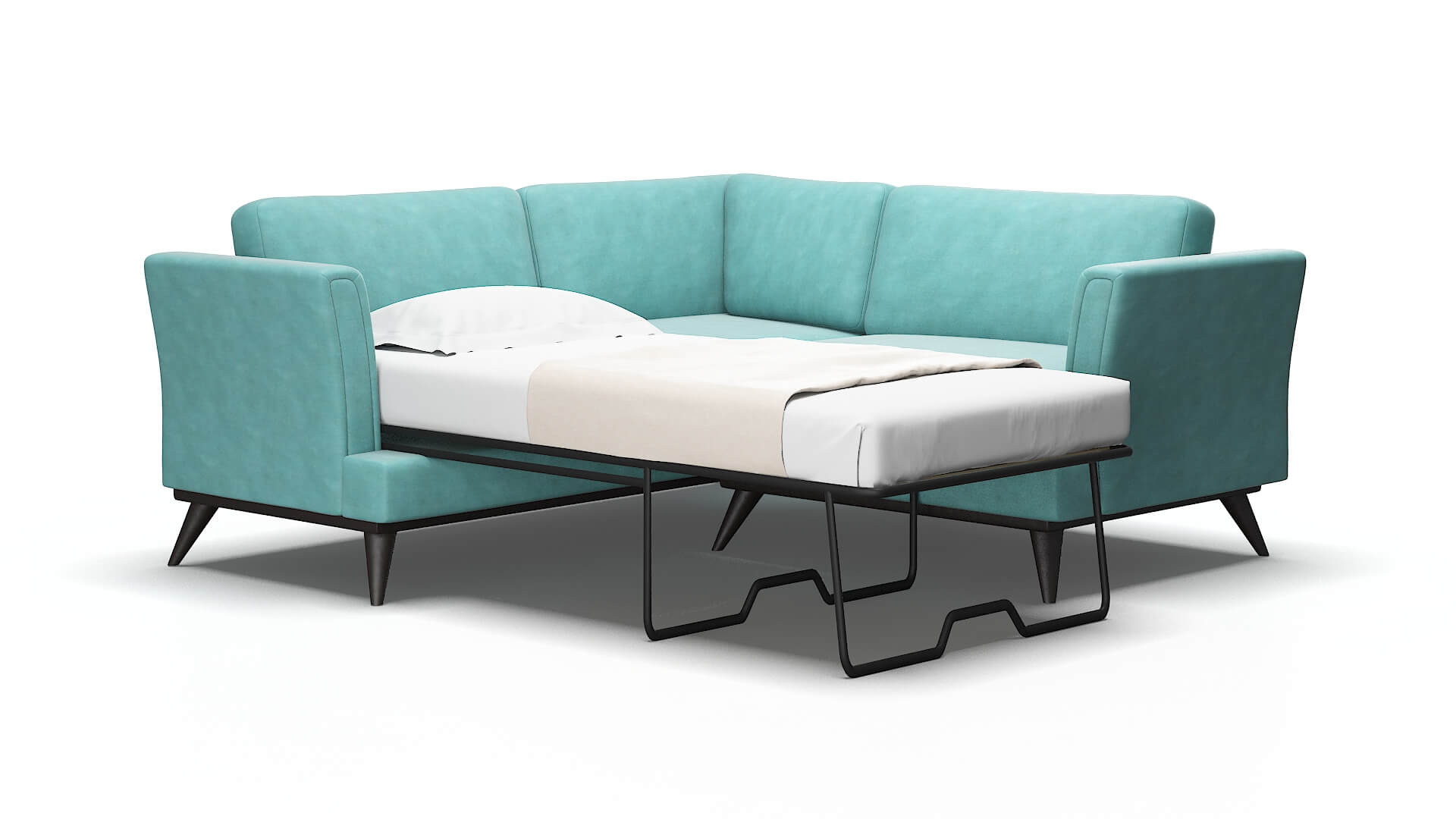 Antalya Portland mercury Sectional sleeper Espresso Legs  2