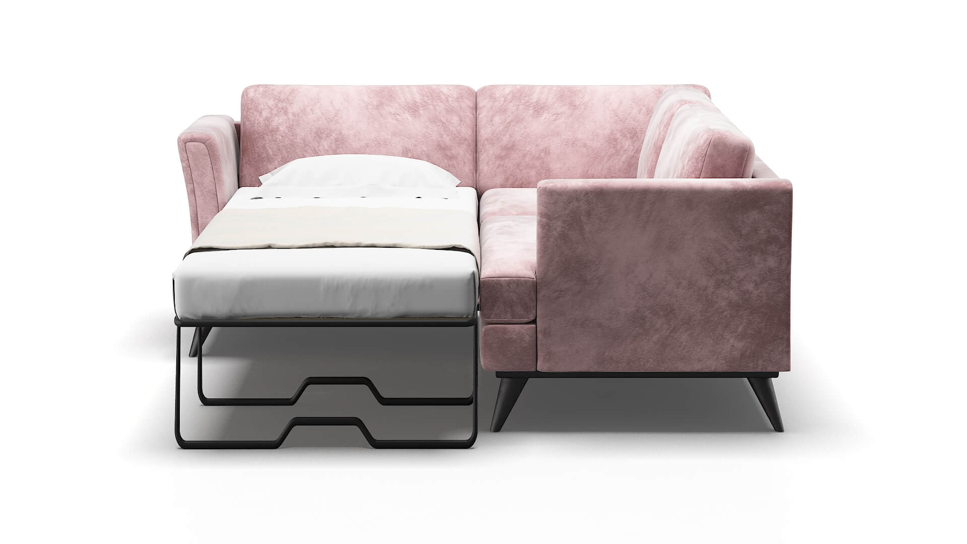 Antalya Quartz 705 Sectional Sleeper Espresso legs 1