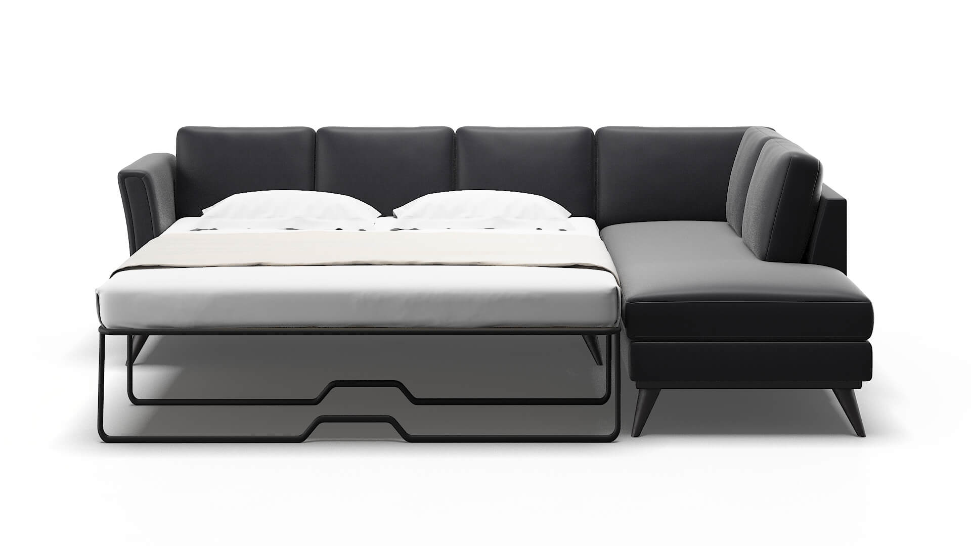 Antalya Redondo Navy Panel Sleeper Espresso legs 1