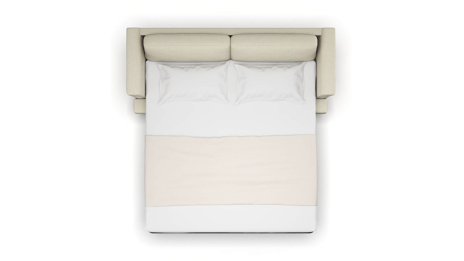 Antalya Redondo Oyster Sofa Sleeper Espresso legs 3