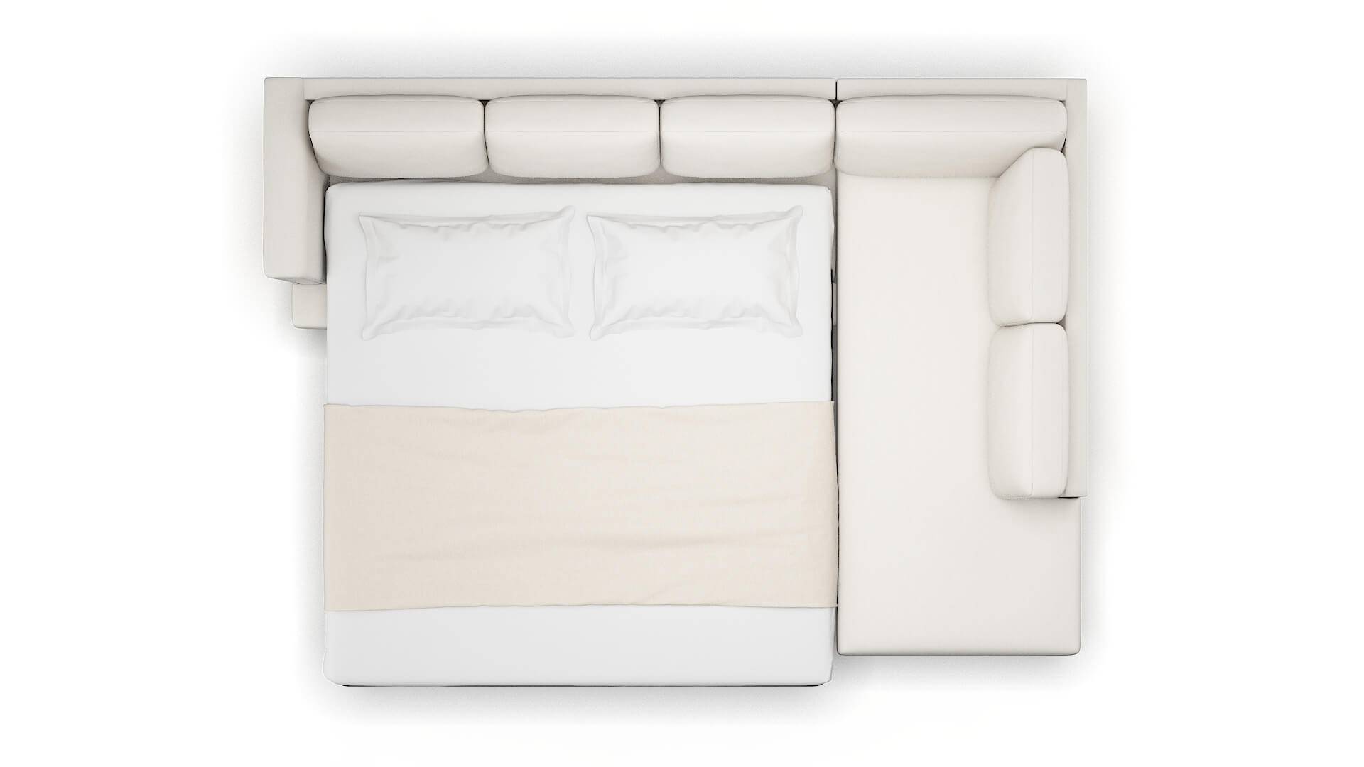 Antalya Redondo Pearl Panel Sleeper Espresso legs 3