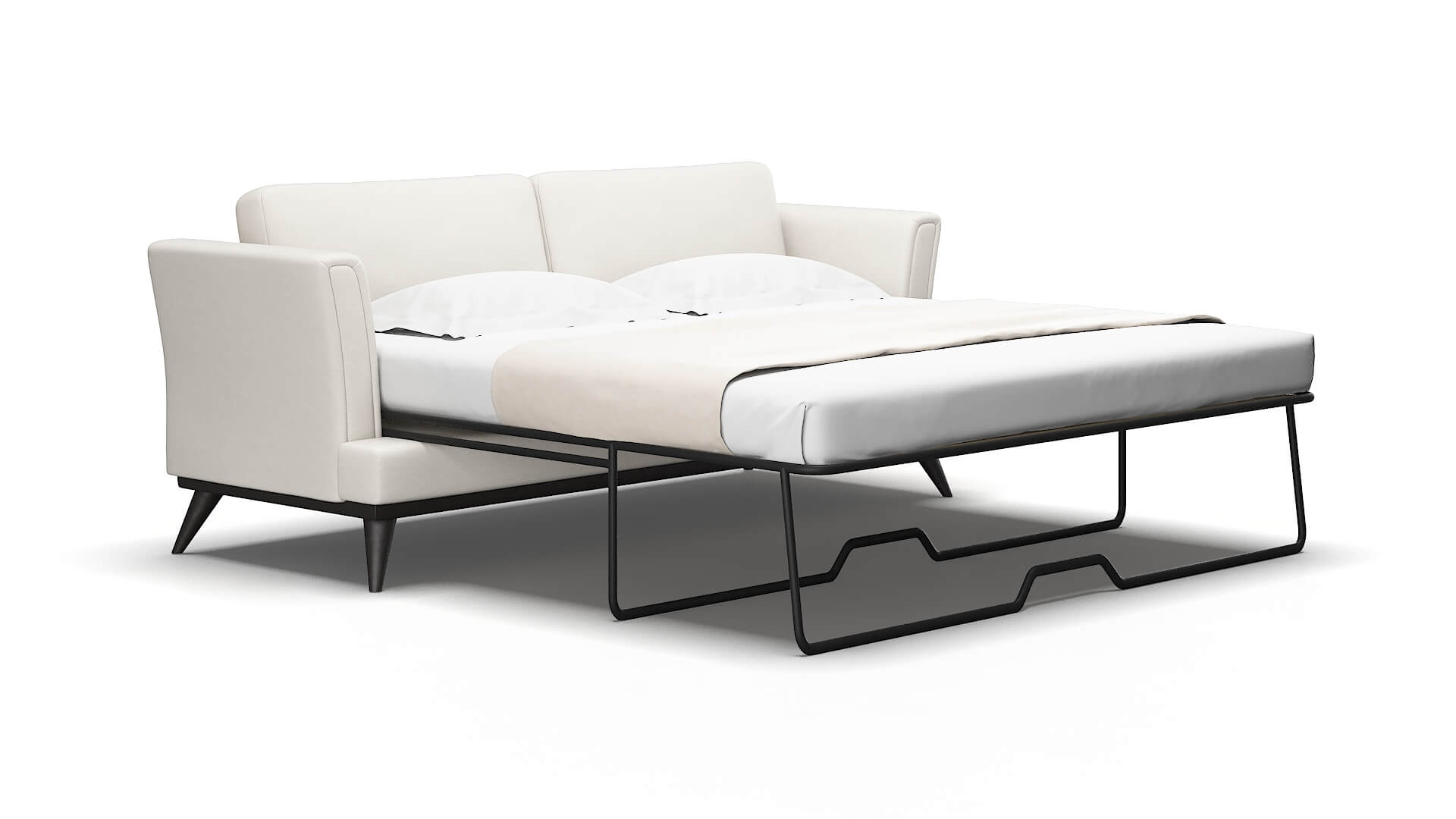 Antalya Redondo pearl Sofa sleeper Espresso Legs  2