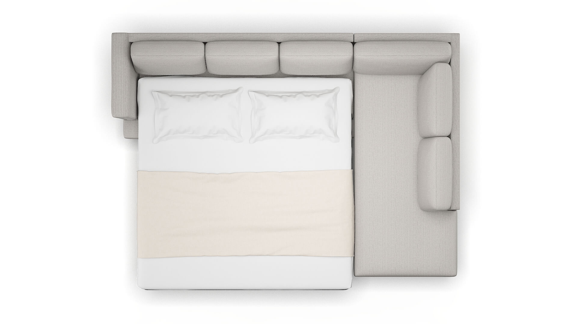 Antalya Redondo Stone Panel Sleeper Espresso legs 3