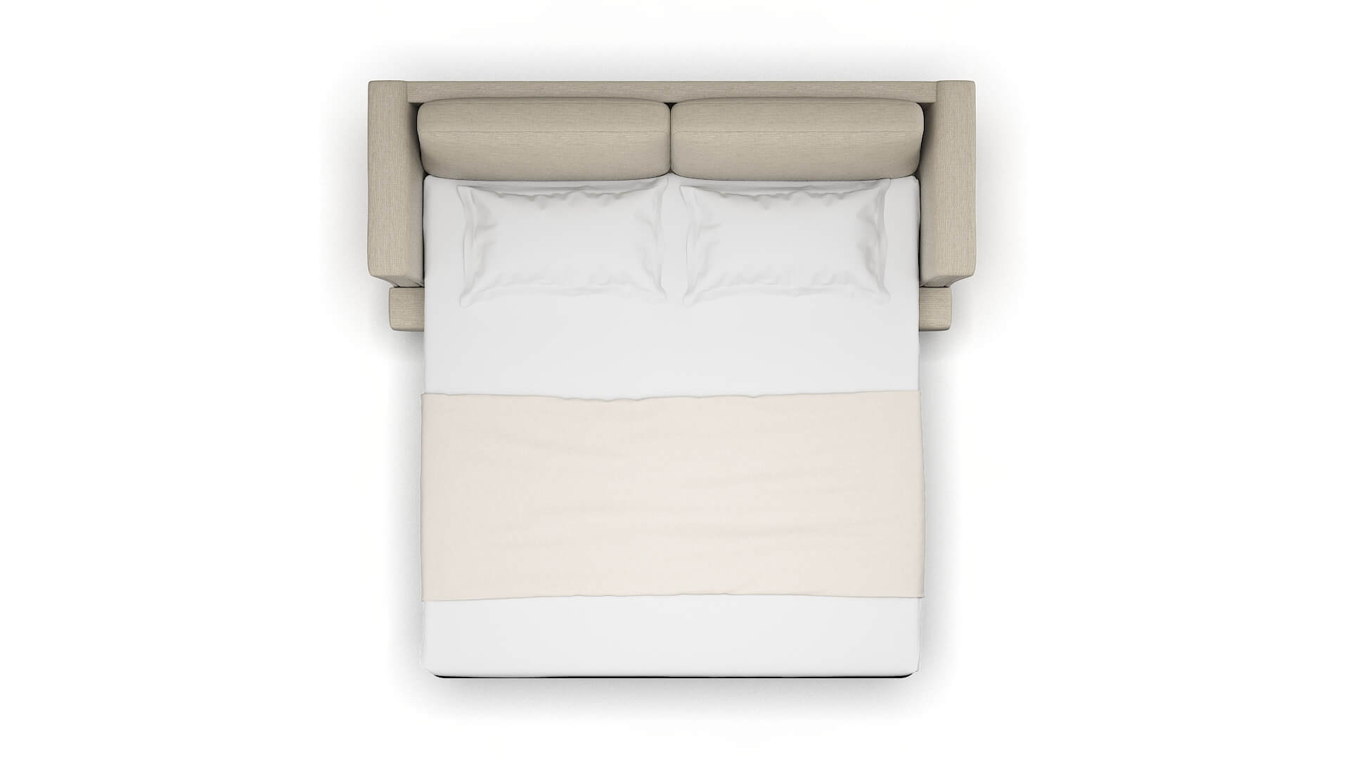 Antalya Rocket Dove Sofa Sleeper Espresso legs 3