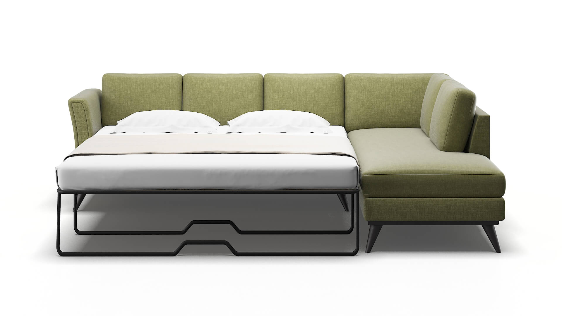 Antalya Rocket Evergreen Panel Sleeper Espresso legs 1