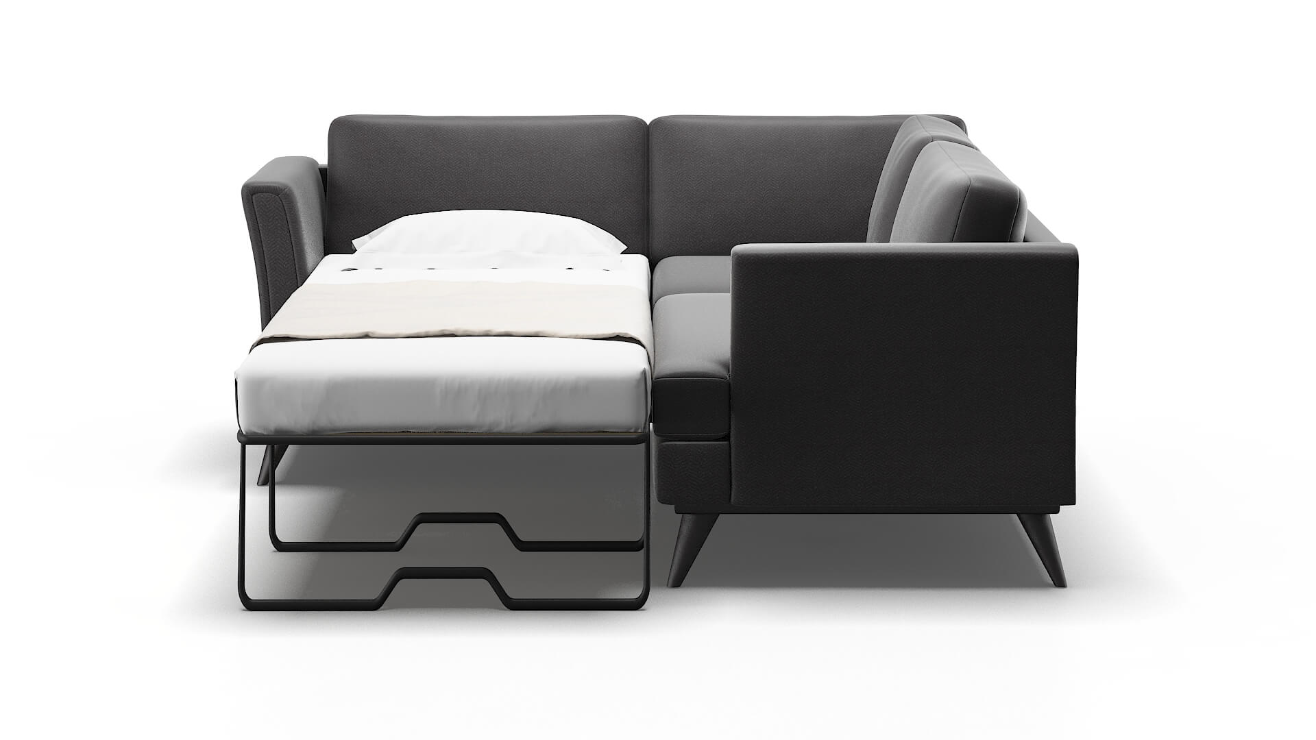 Antalya Royale Eclipse Sectional Sleeper Espresso legs 1