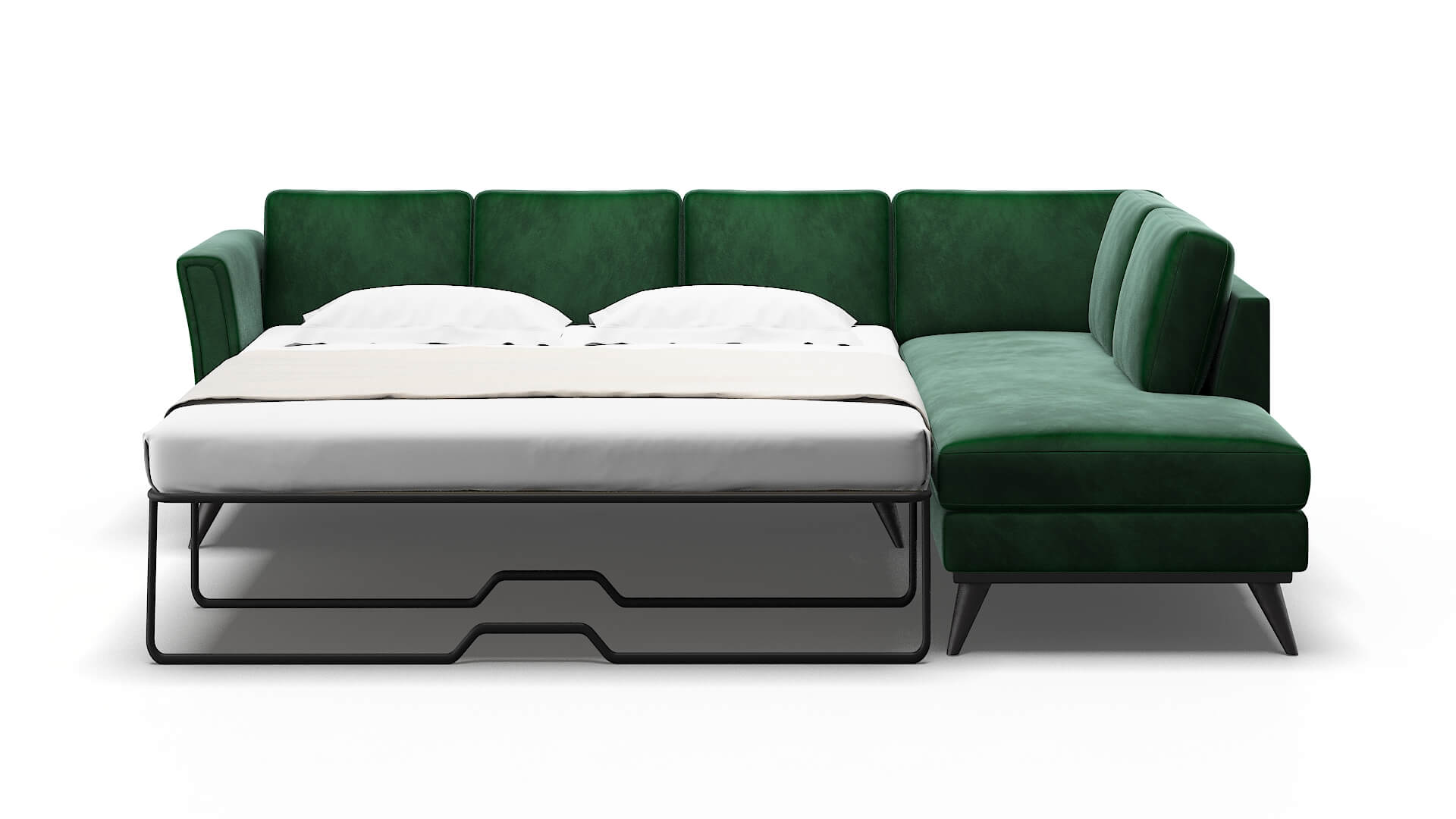 Antalya Royale Evergreen Panel Sleeper Espresso legs 1