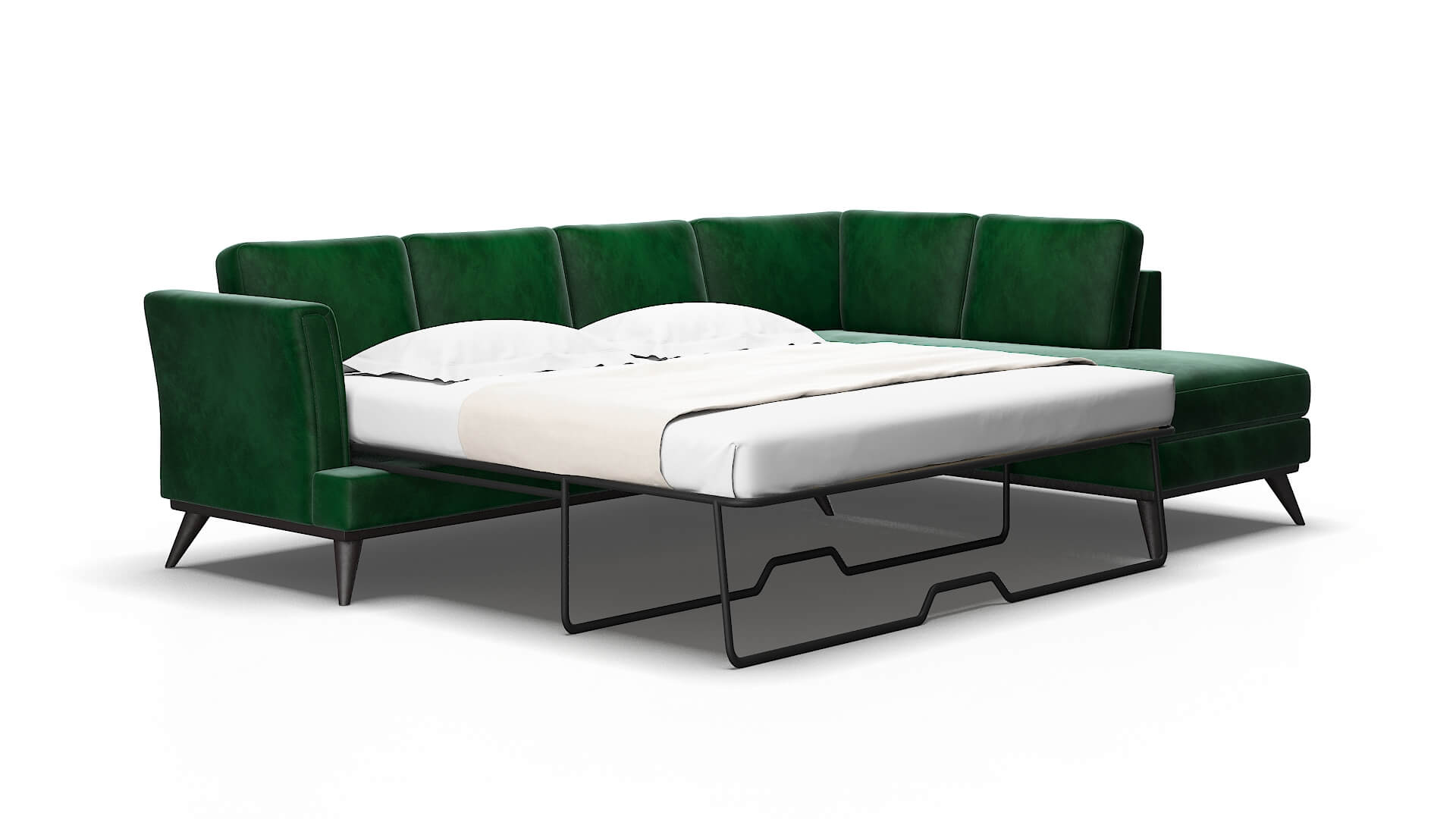 Antalya Royale evergreen Panel sleeper Espresso Legs  2