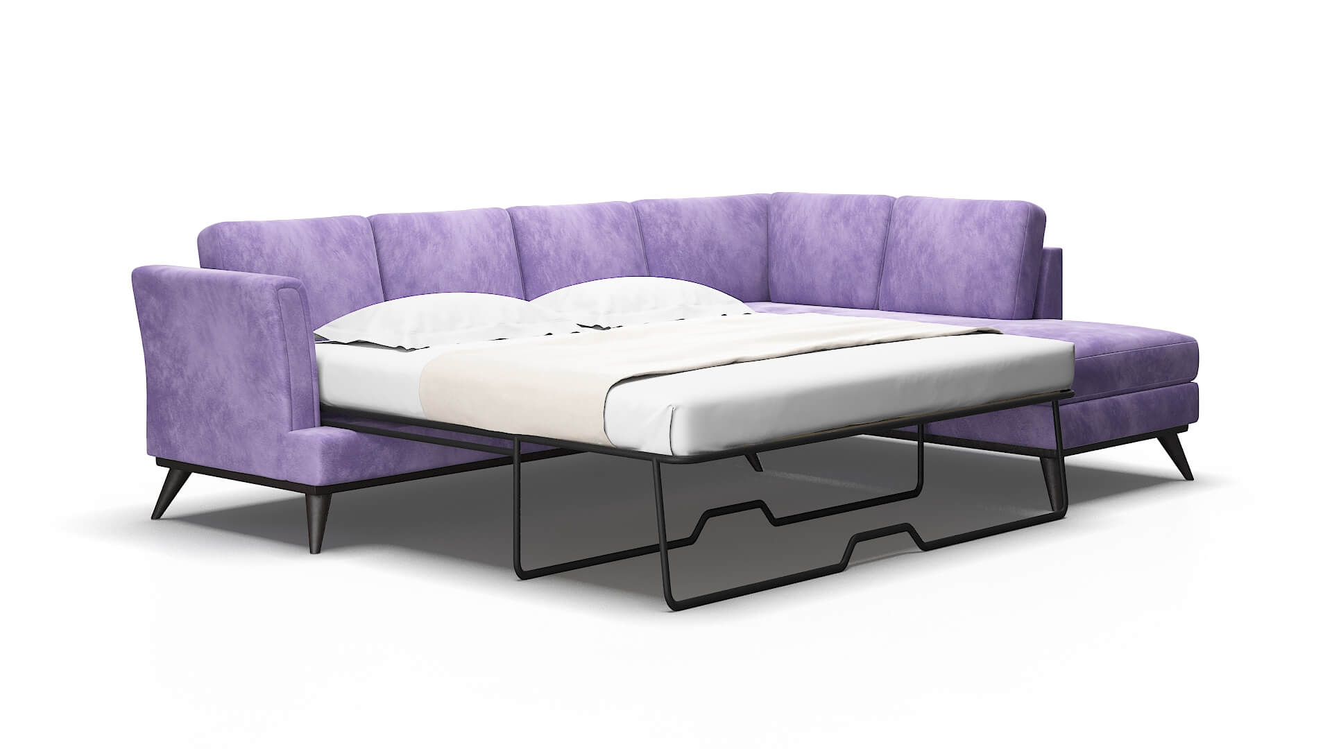 Antalya Royale lavender Panel sleeper Espresso Legs  2