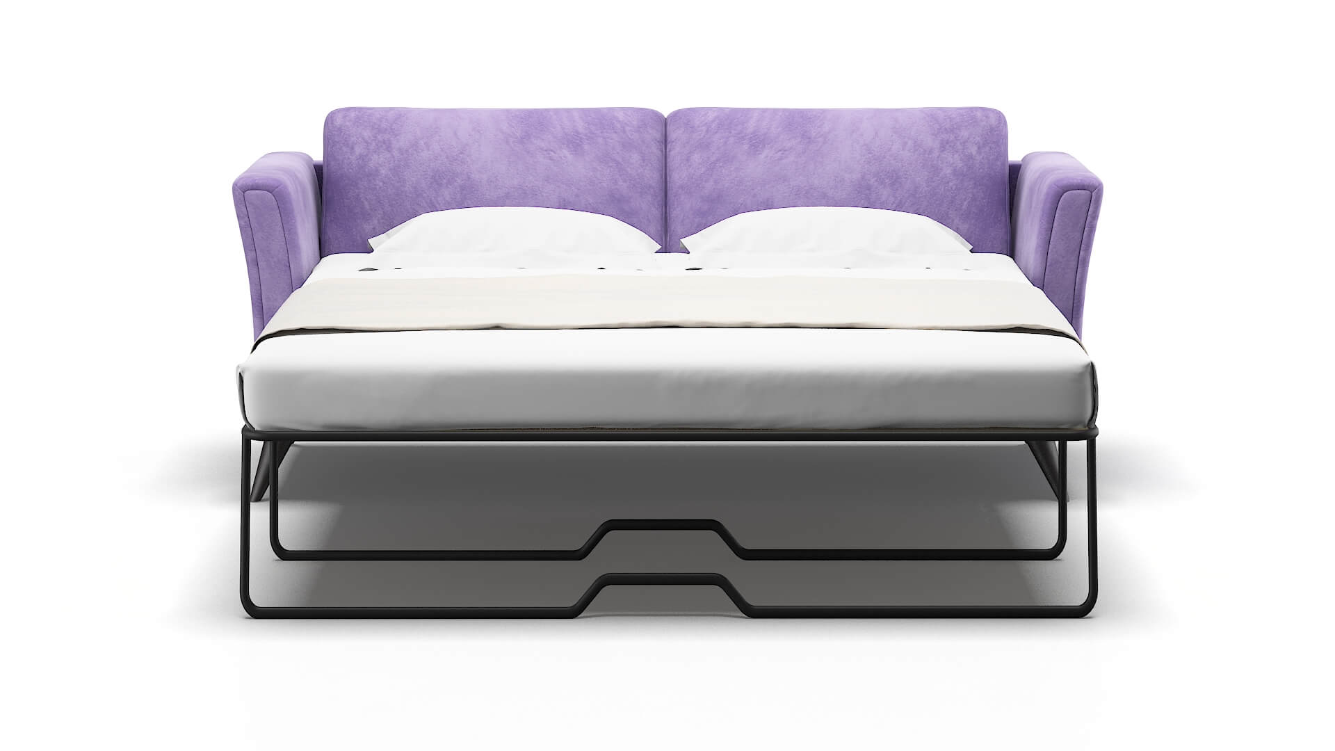 Antalya Royale Lavender Sofa Sleeper Espresso legs 1