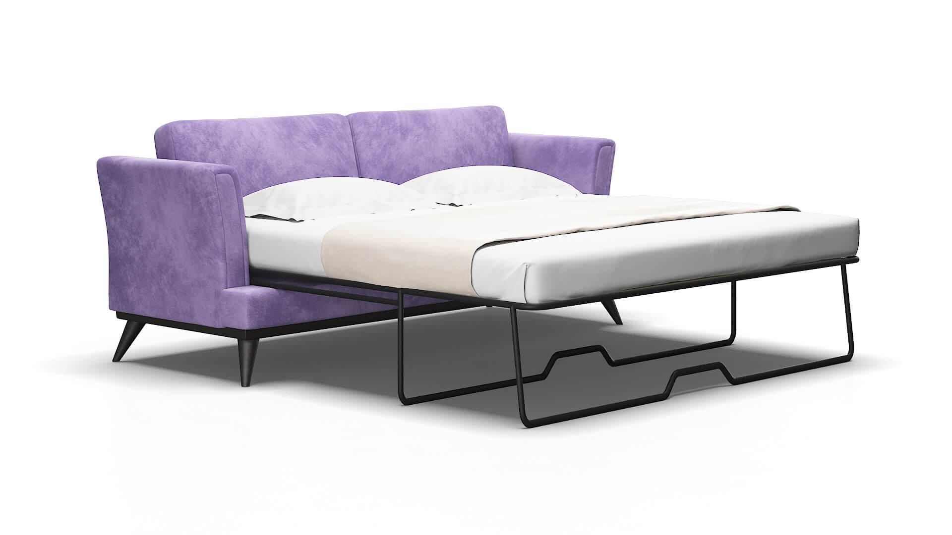 Antalya Royale lavender Sofa sleeper Espresso Legs  2