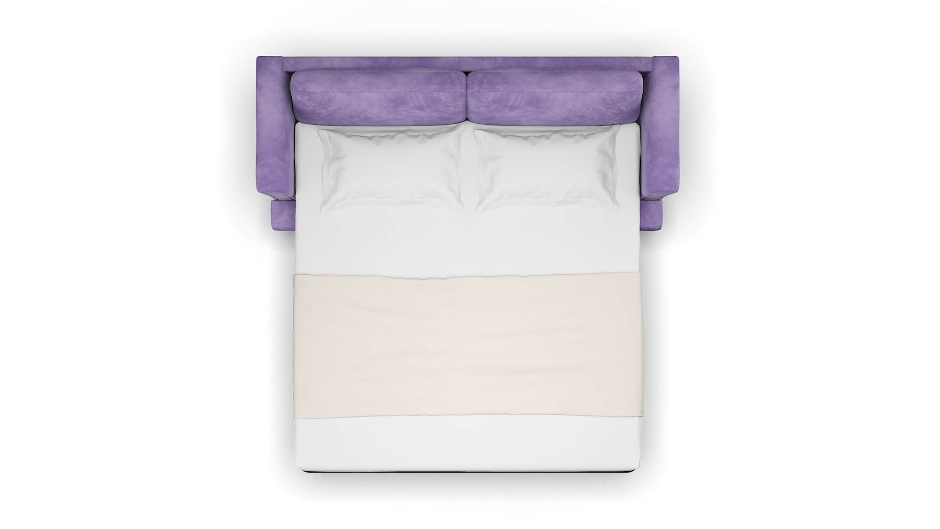 Antalya Royale Lavender Sofa Sleeper Espresso legs 3