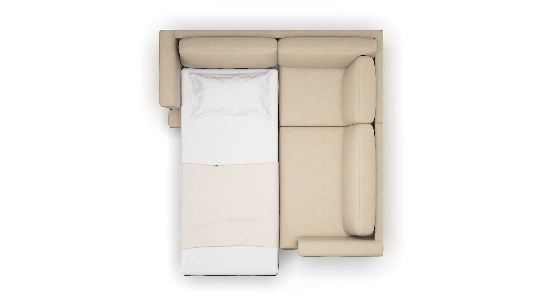 Antalya Royale Mondo Sectional Sleeper Espresso legs 3