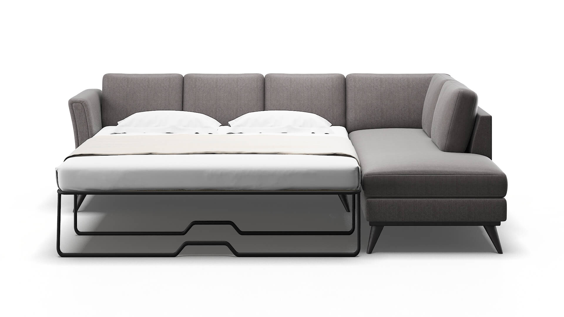 Antalya Sasha Granite Panel Sleeper Espresso legs 1