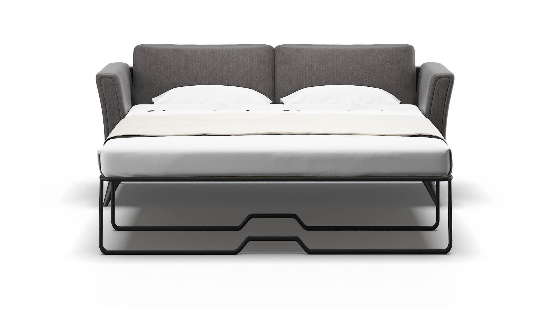 Antalya Sasha Grey Sofa Sleeper Espresso legs 1