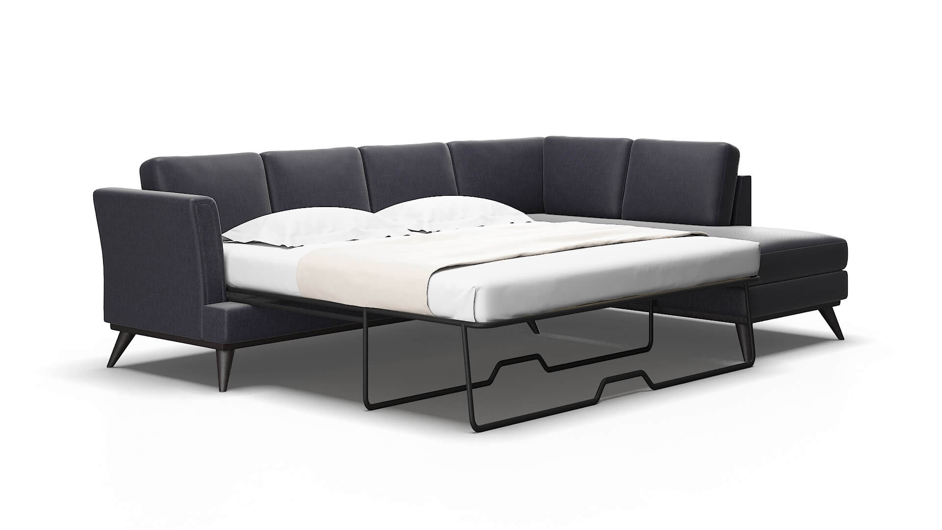 Antalya Sasha navy Panel sleeper Espresso Legs  2