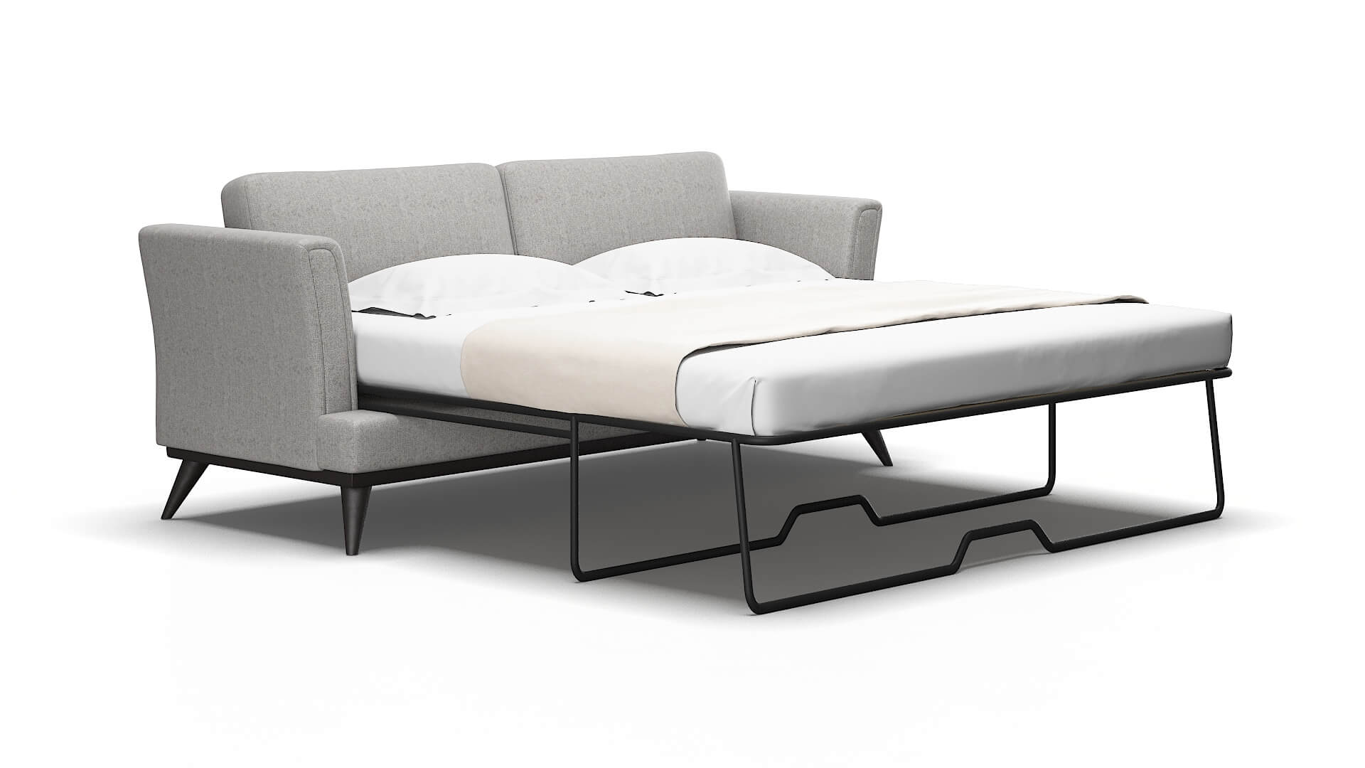 Antalya Sasha silver Sofa sleeper Espresso Legs  2