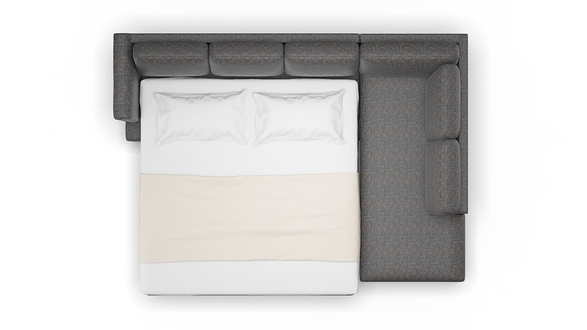 Antalya Sosoftness 51 Panel Sleeper Espresso legs 3
