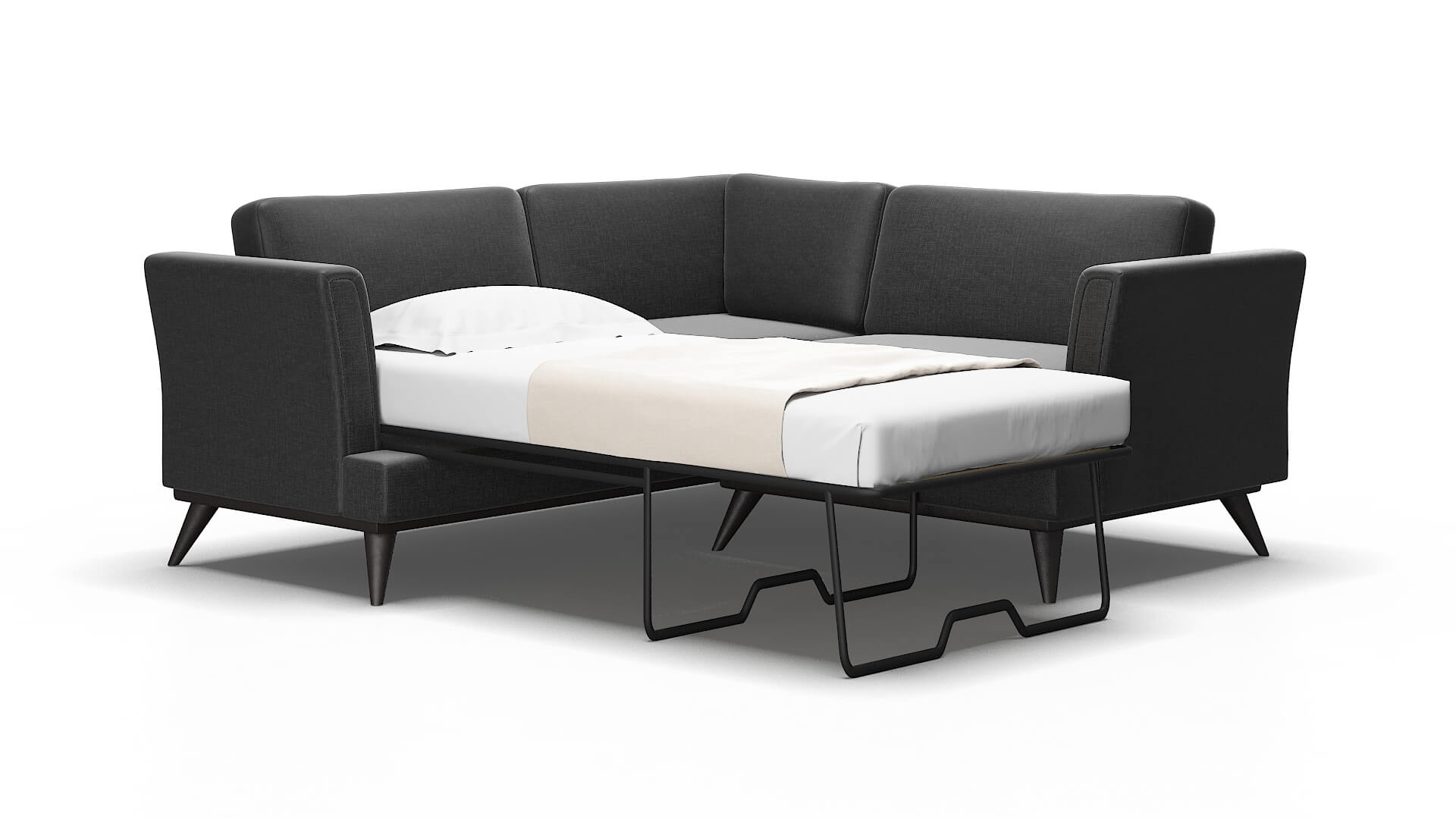 Antalya Sosoftness 54 Sectional sleeper Espresso Legs  2