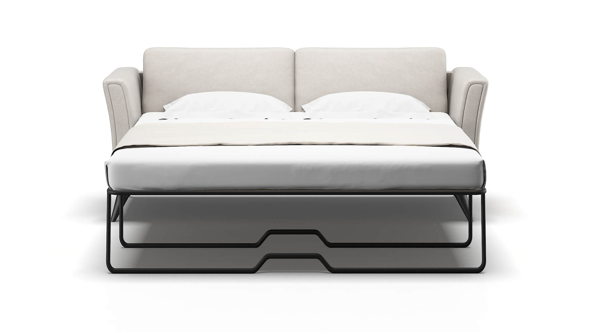 Antalya Suave Dove Sofa Sleeper Espresso legs 1