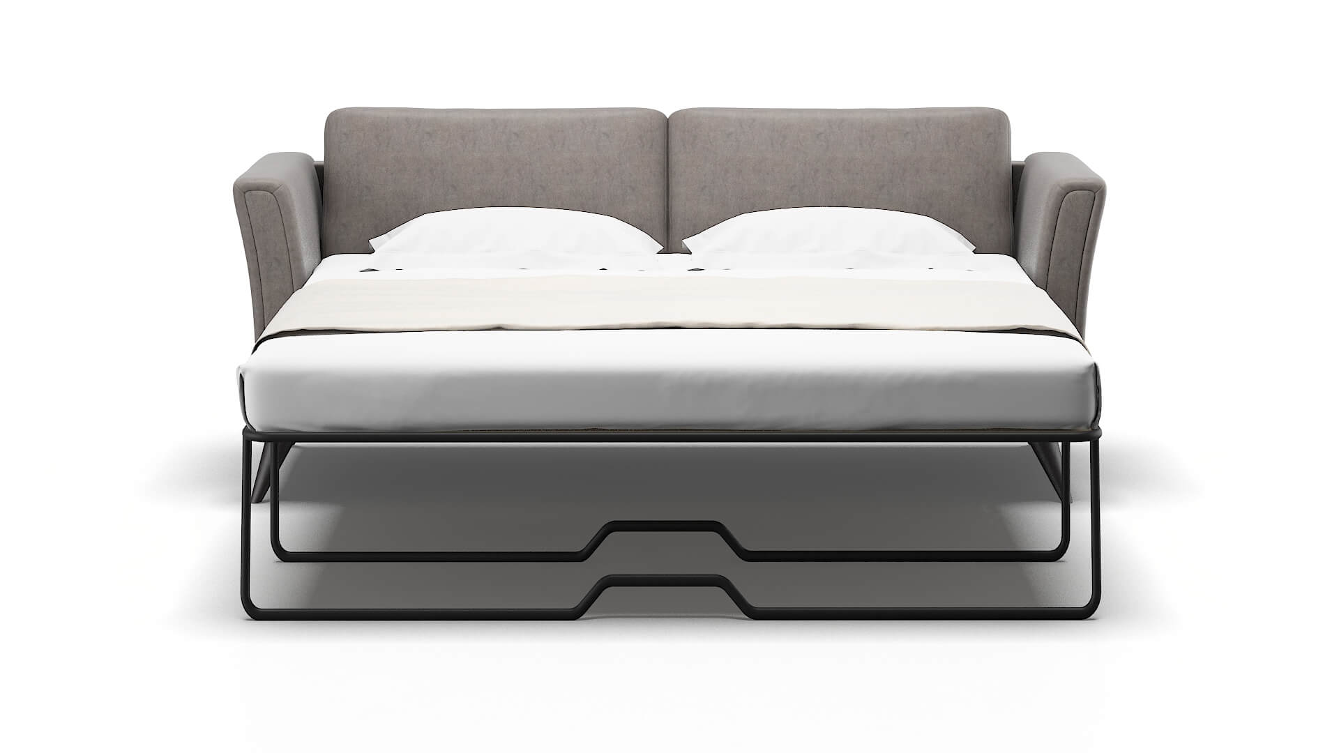 Antalya Suave Slate Sofa Sleeper Espresso legs 1