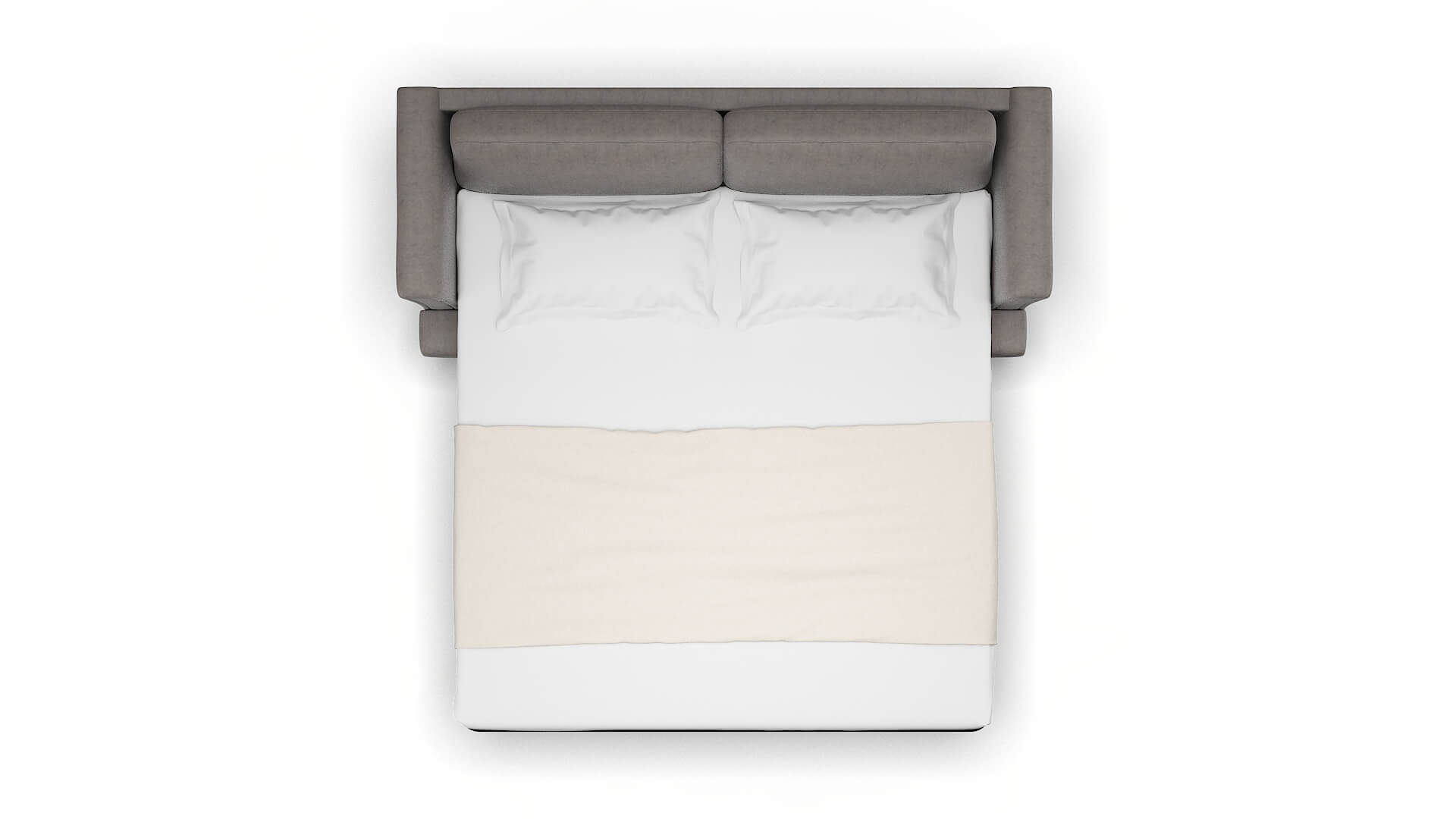 Antalya Suave Slate Sofa Sleeper Espresso legs 3