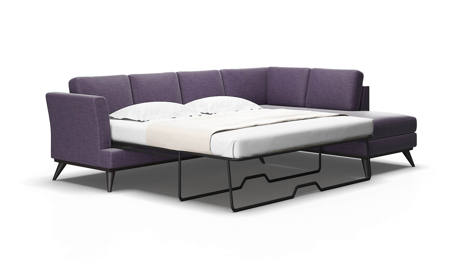 Antalya Tess Blackberry Panel Sleeper Espresso legs 2