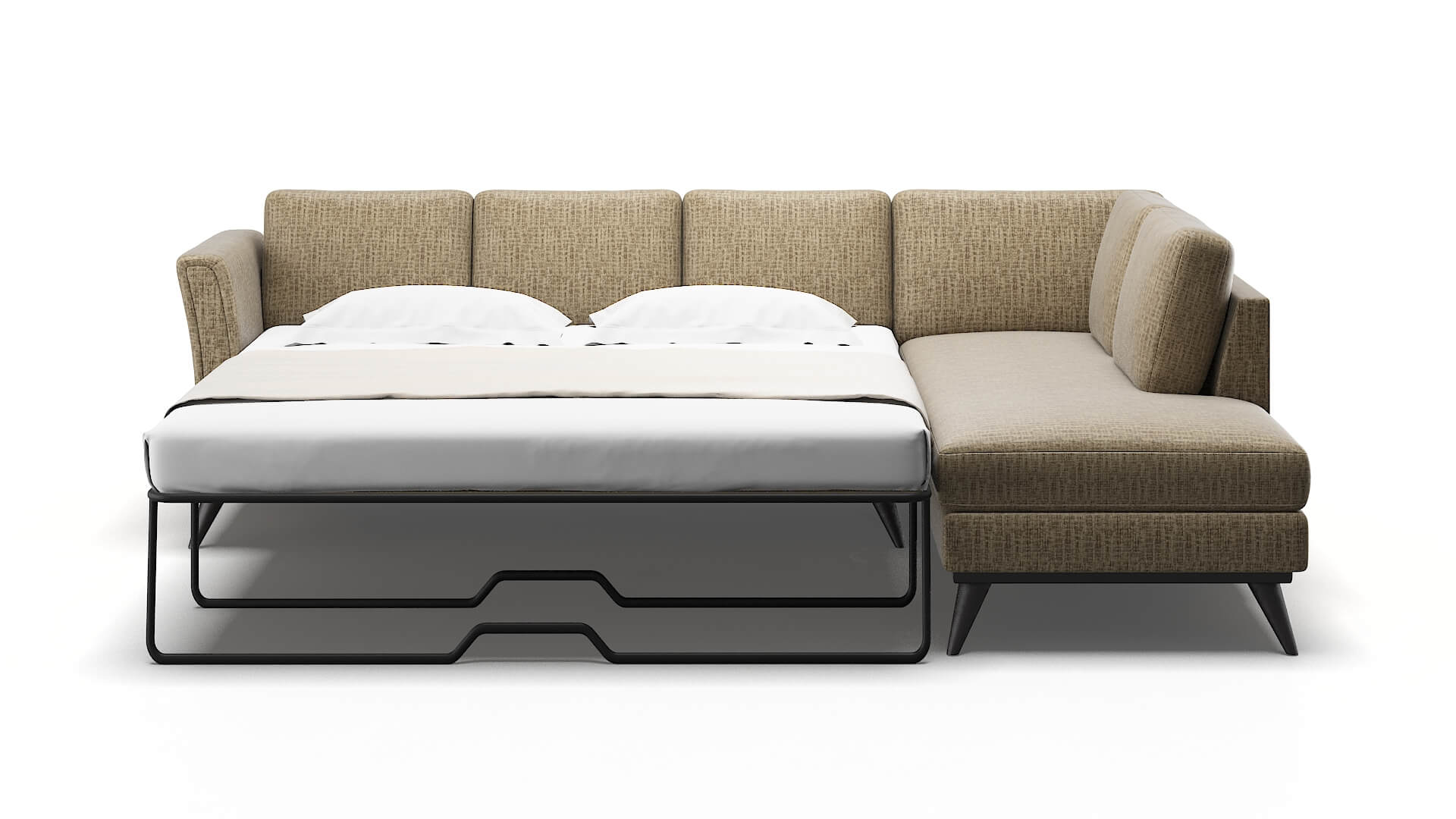 Antalya Venus Mocha Panel Sleeper Espresso legs 1