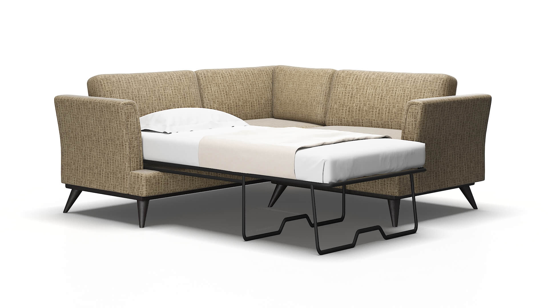 Antalya Venus mocha Sectional sleeper Espresso Legs  2