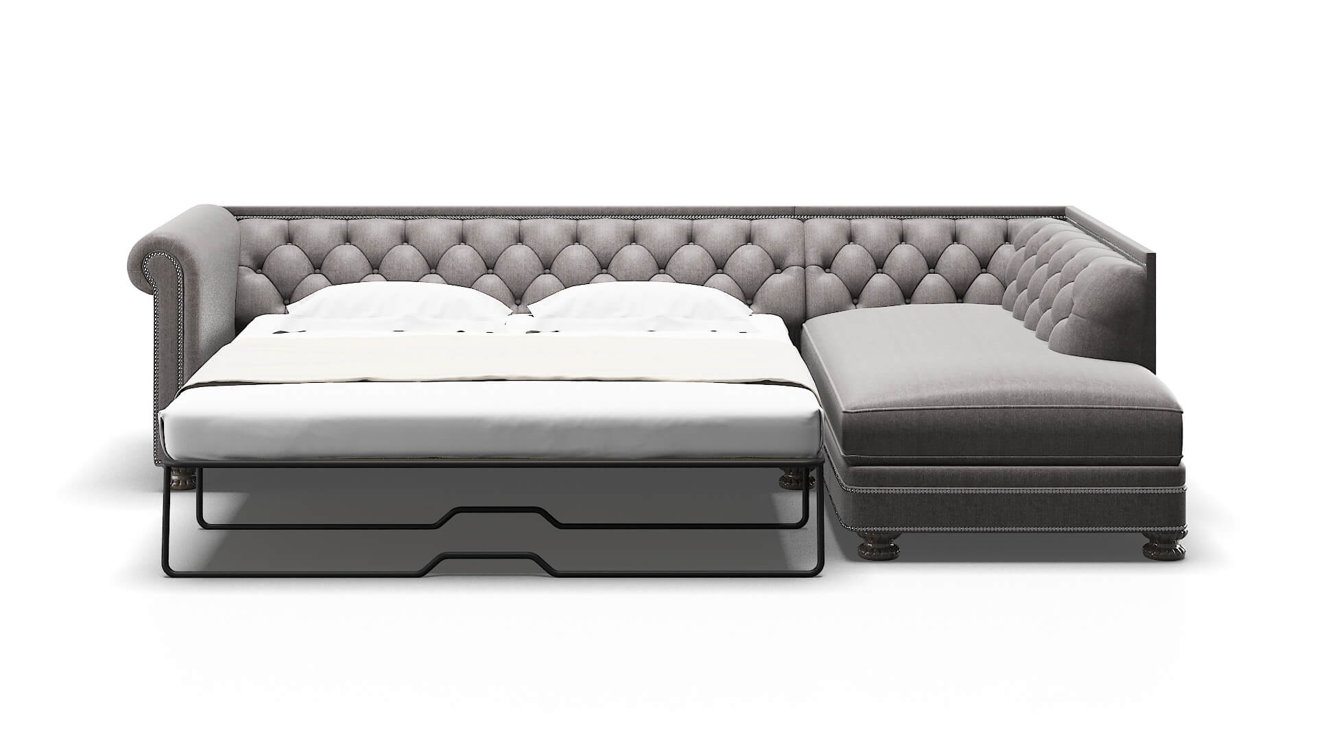 Athens Atlas_plz Silver Panel Sleeper Espresso legs 1