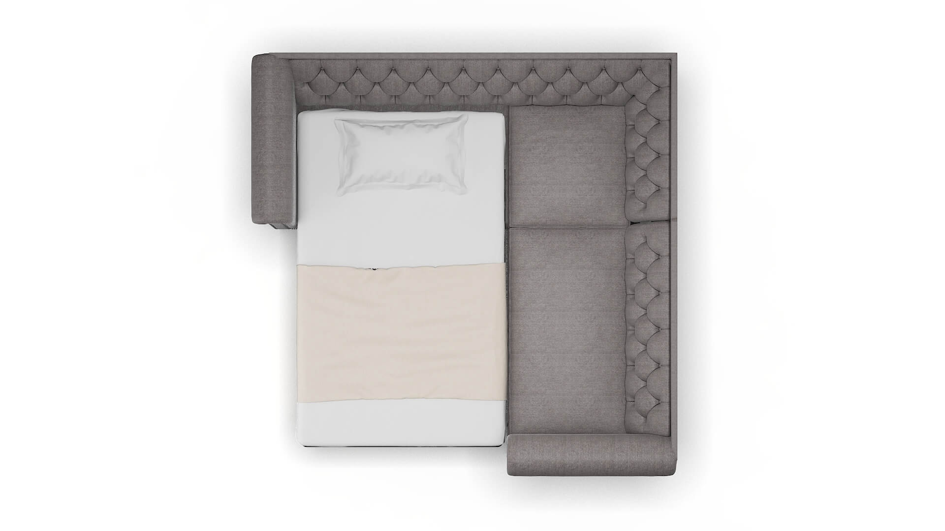 Athens Atlas_plz Silver Sectional Sleeper Espresso legs 3