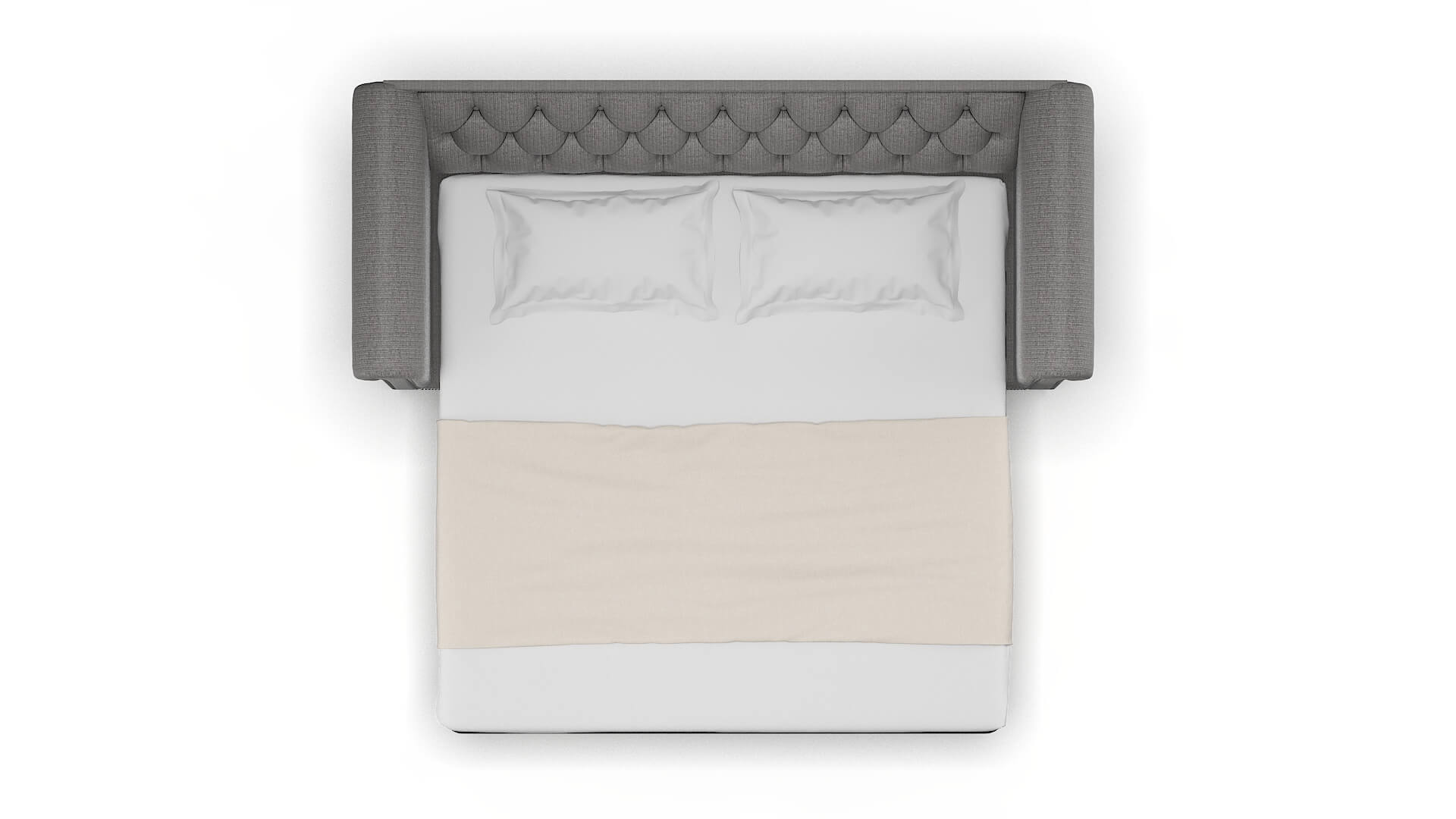 Athens Avenger Zinc Sofa Sleeper Espresso legs 3